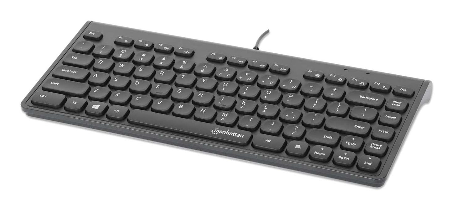 Manhattan Slim USB Mini Kabel schwarz - Tastatur
