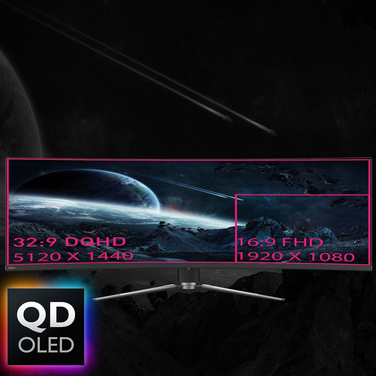 MSI MPG 491CQPDE QD - OLED Gaming - 124,5 cm - Monitor