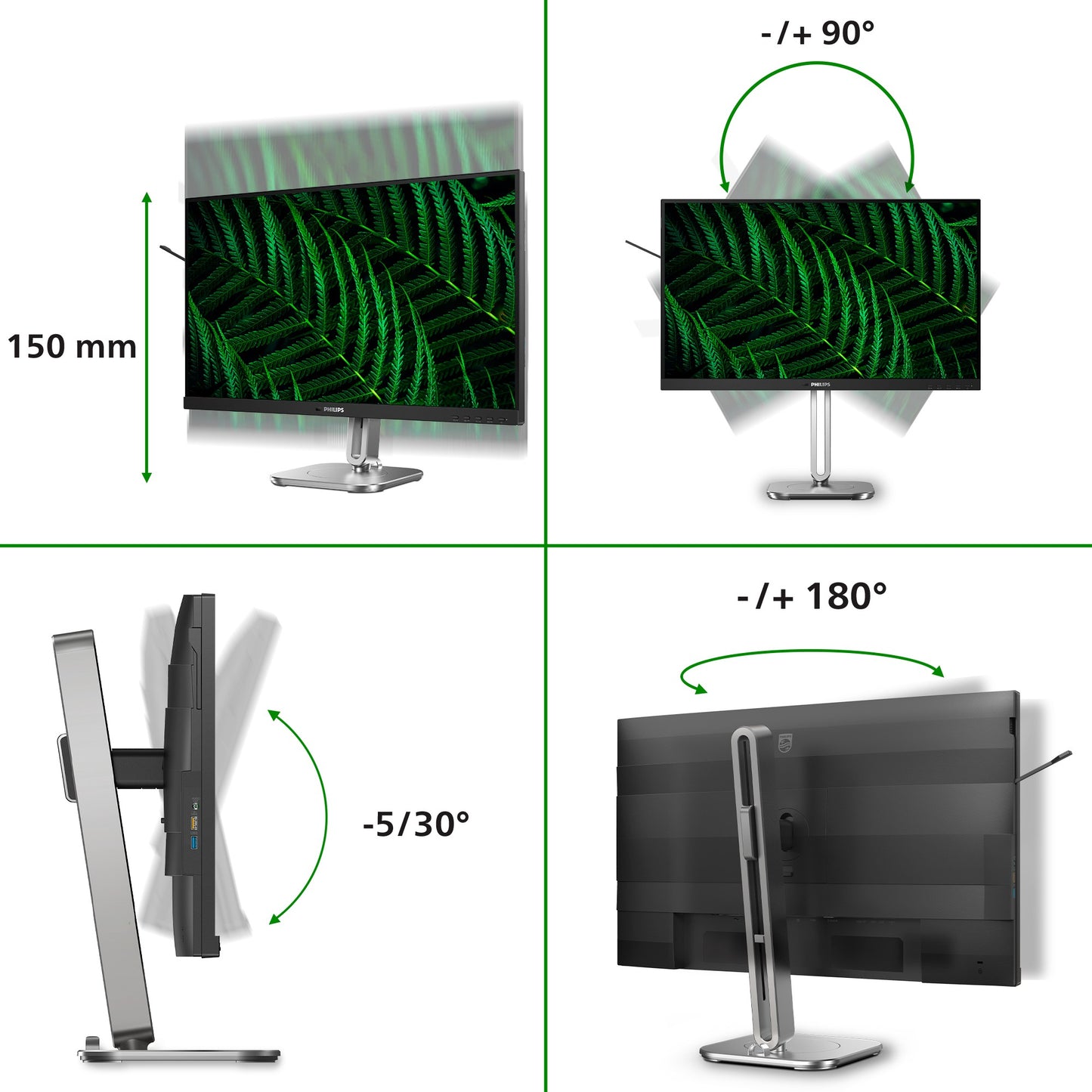 Philips Monitor 27B2G5200 00 27B2G5200/00 - 68,6 cm - Monitor