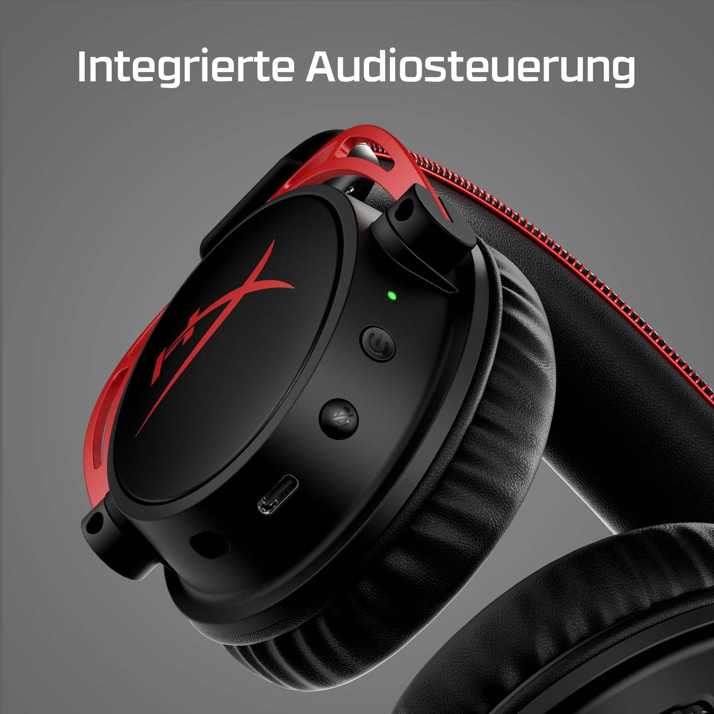 HyperX Cloud Alpha – Wireless - Gaming (Schwarz - Rot) - Kabellos - 15 - 21000 Hz - Gaming - 322 g - Kopfhörer - Schwarz - Rot - Headset