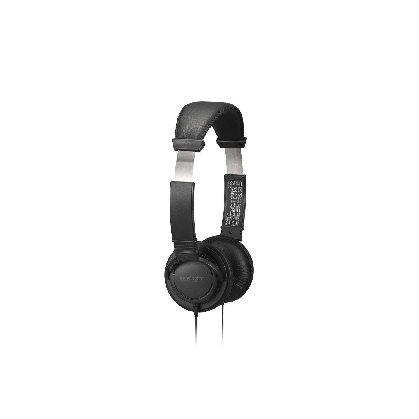 Kensington Classic USB - A Headset mit Mikrofon und Lautstärkeregler - Kabelgebunden - Büro/Callcenter - Schwarz - Kopfhörer