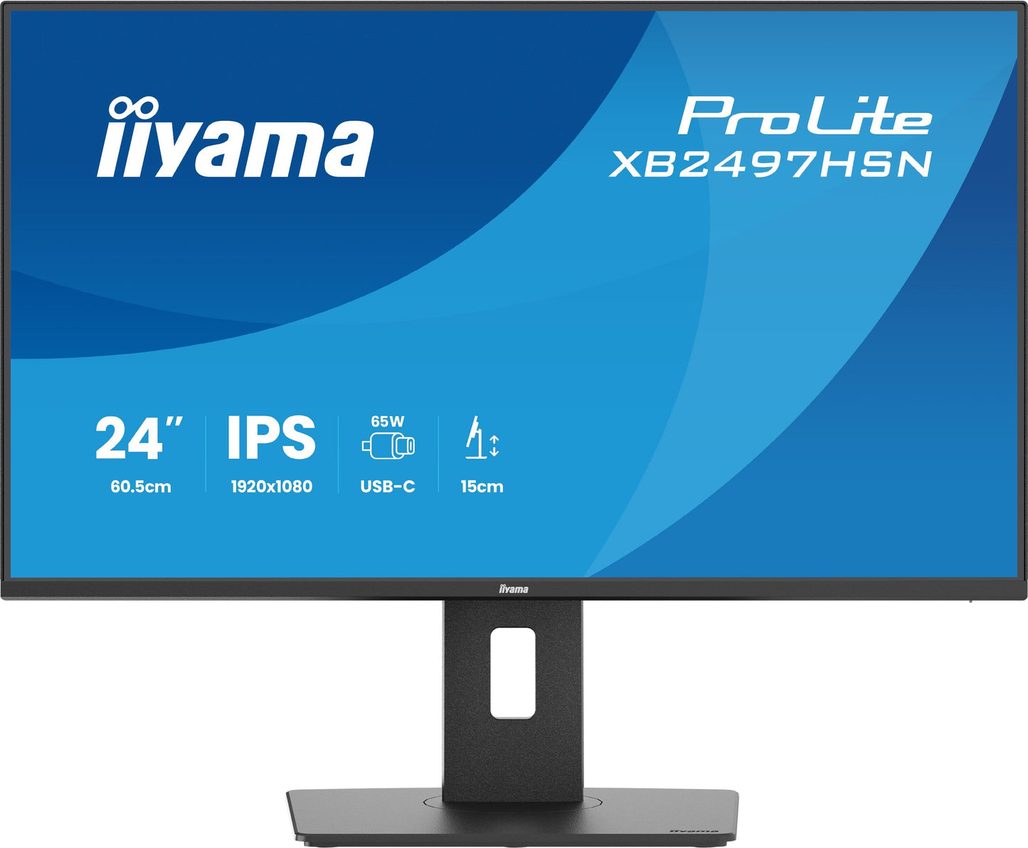 Iiyama 24 IPS USB - C HDMI DP MULTIMED - 60,5 cm - Monitor