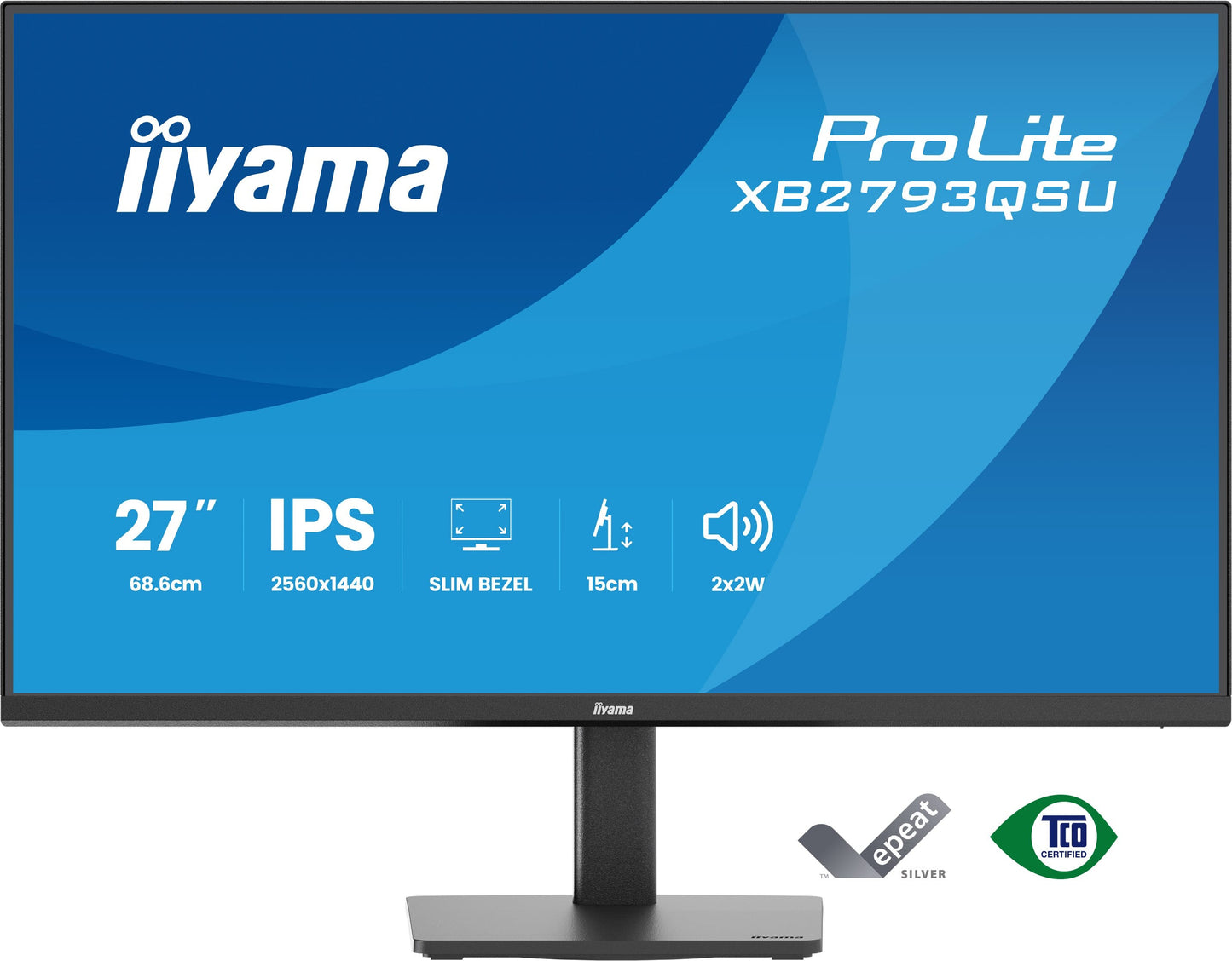 Iiyama XB2793QSU - B1/27'' QHD IPS - 68,6 cm - Monitor