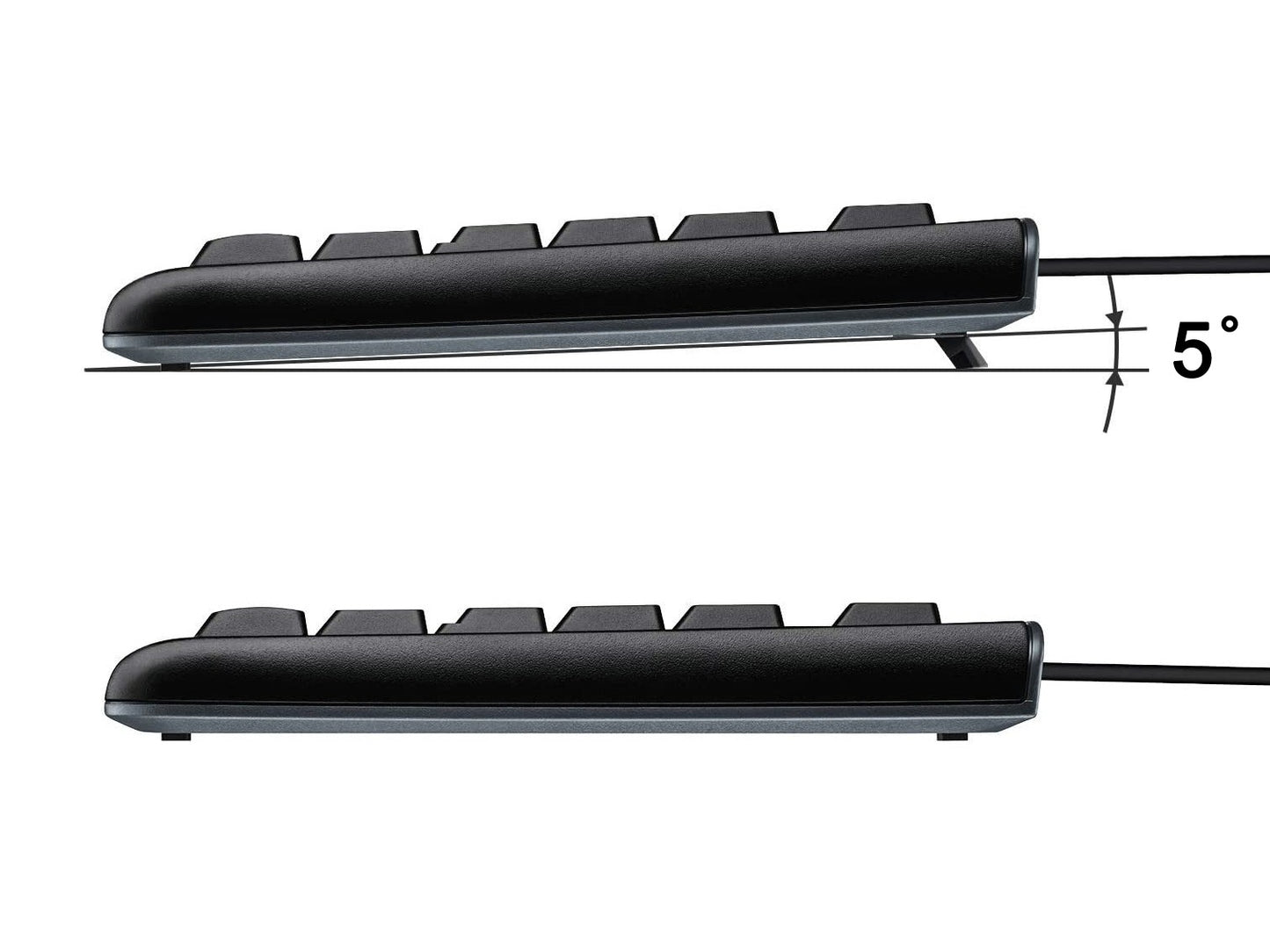 Equip Kabelgebundene USB Tastatur - US/International layout (QWERTY) - Volle Größe (100%) - Kabelgebunden - USB - QWERTY - Schwarz - Tastatur