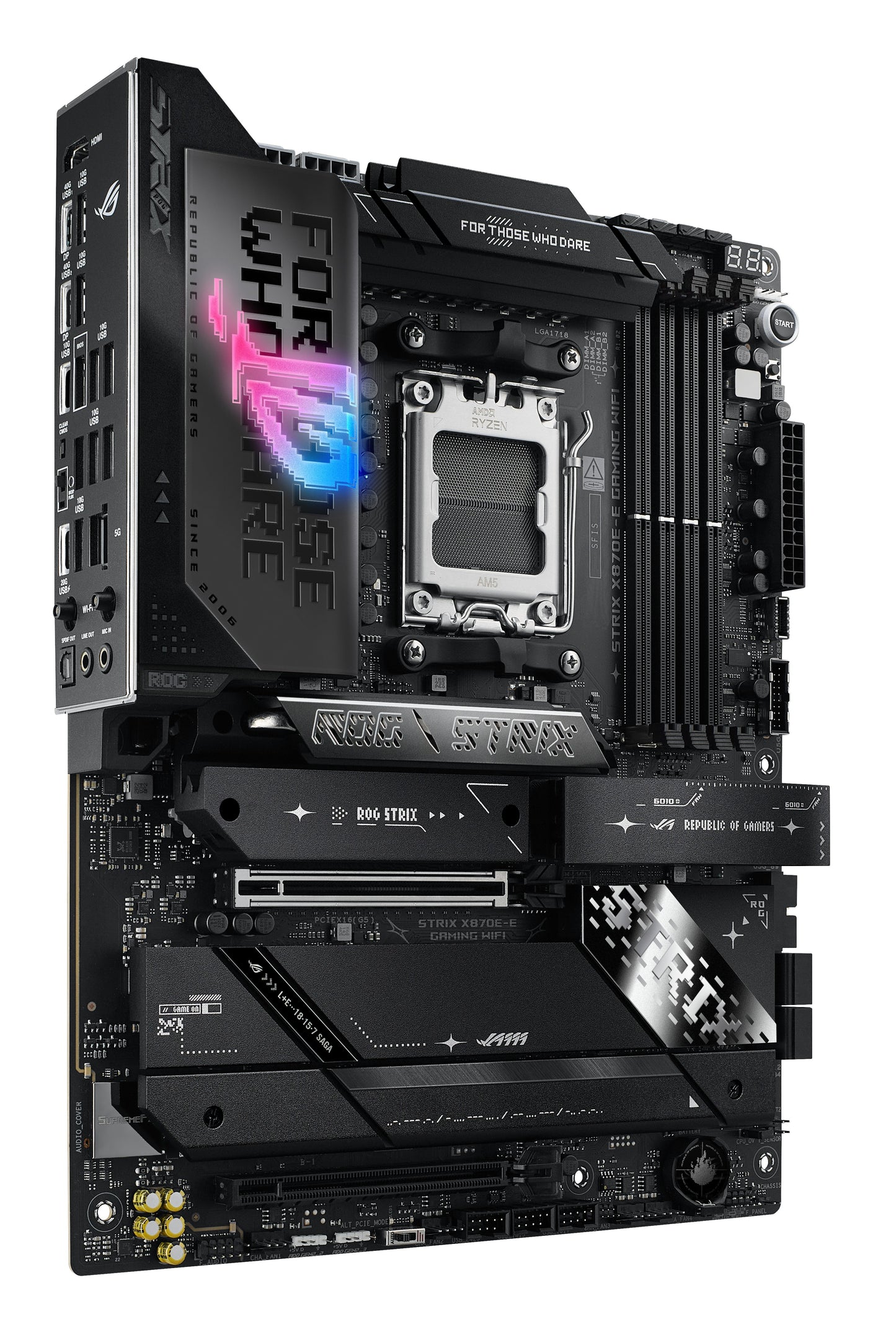 ASUS ROG STRIX X870E - E GAMING WIFI - Motherboard - ATX - Socket AM5 - AMD X870E... - AMD Sockel AM5 (Ryzen Zen4) - Mainboard