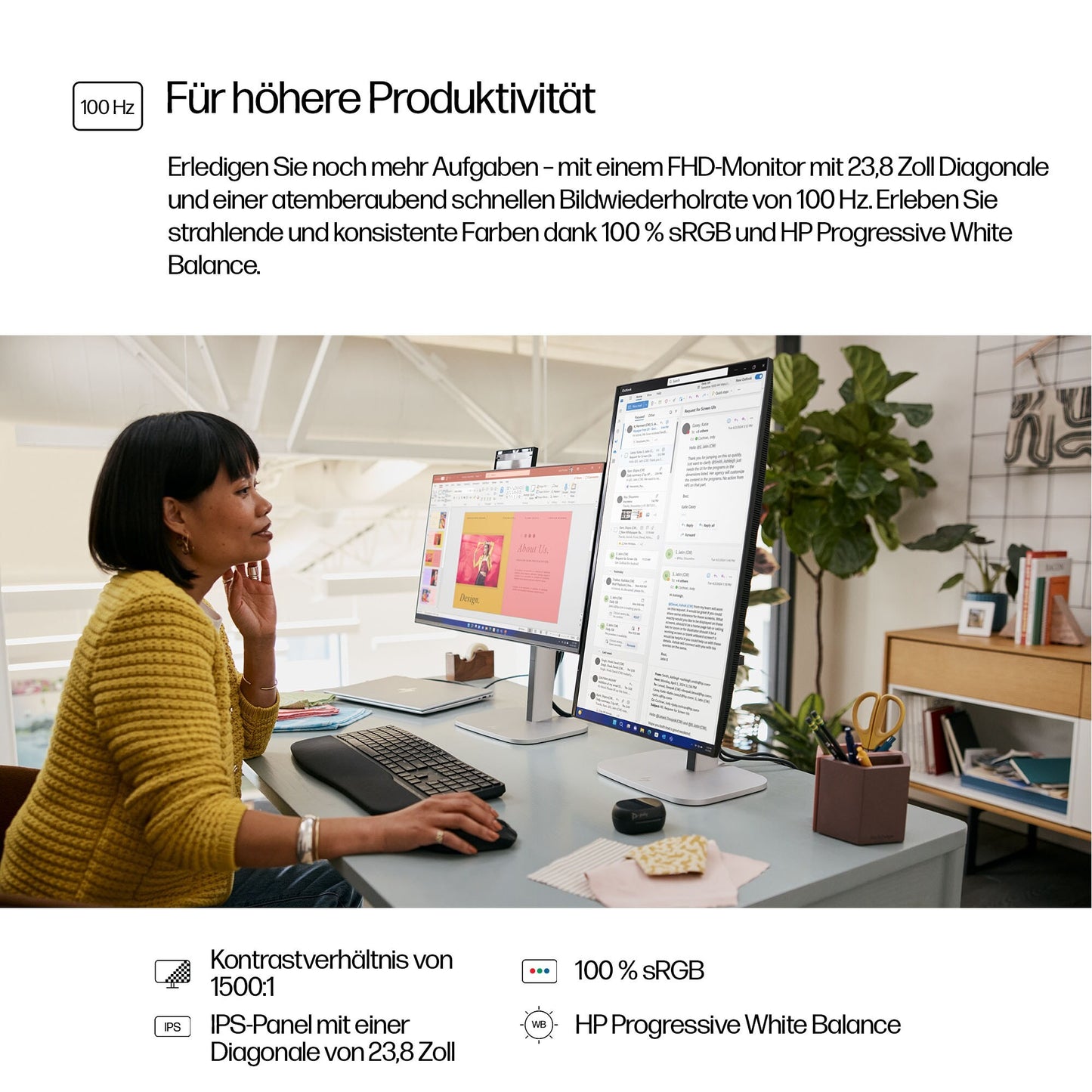 HP 524pf - Series 5 Pro - LED - 24 - 60,5 cm - Monitor