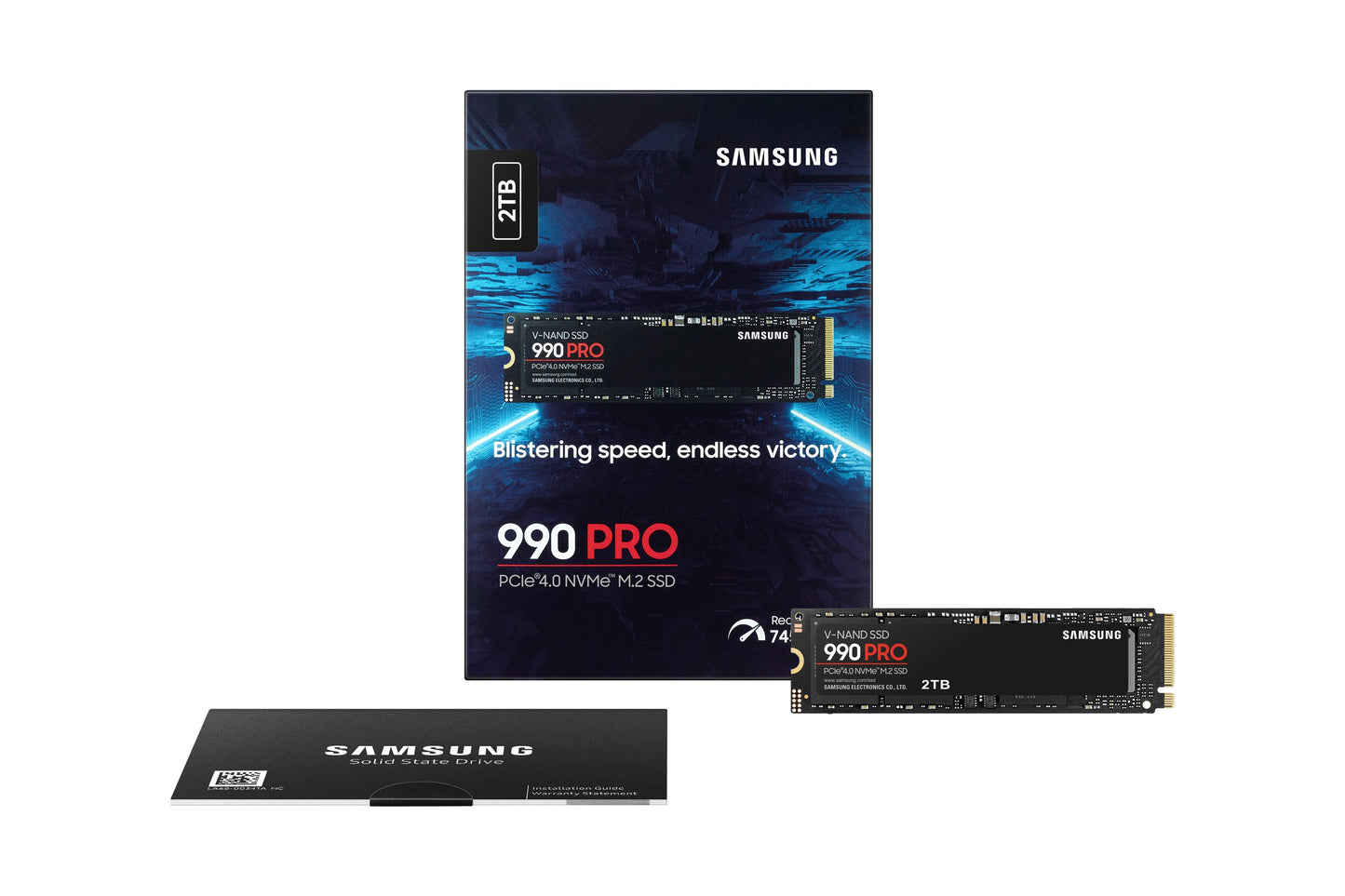 Samsung 990 PRO - 2 TB - M.2 - 7450 MB/s - SSD