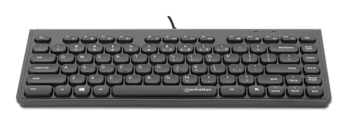 Manhattan Slim USB Mini Kabel schwarz - Tastatur