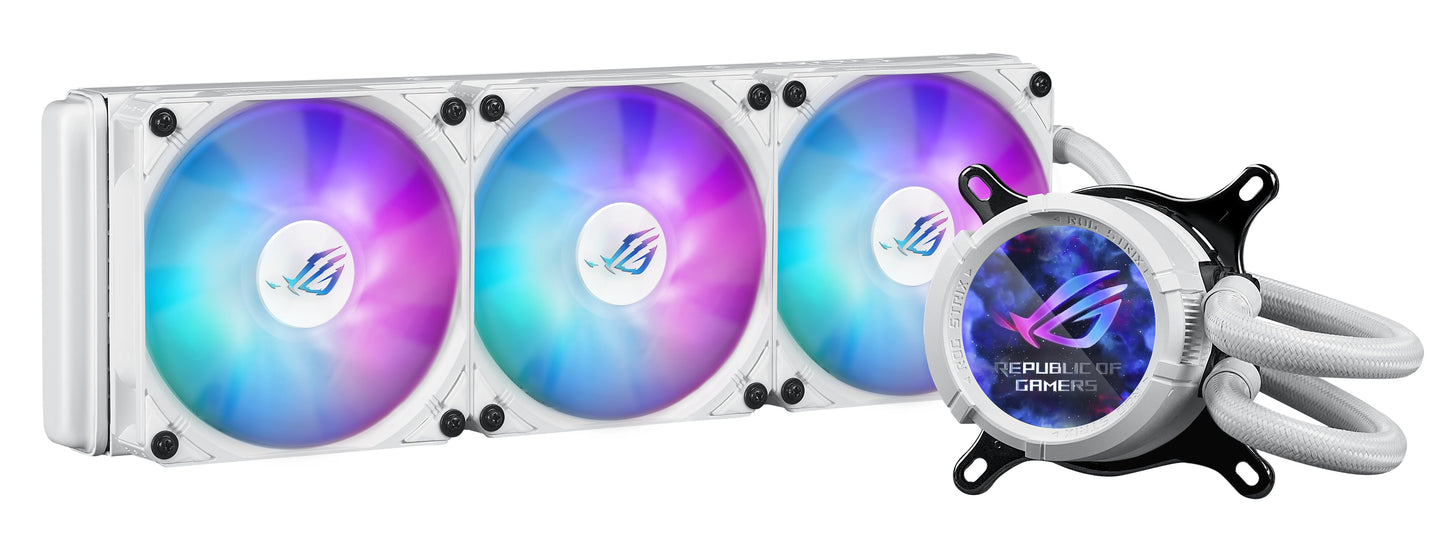 ASUS Rog Strix Lc Iii 360 Argb LCD - White Edition - Prozessor - Fluessigkeitskühlsystem - 36 dB - AMD Sockel AM4 (Ryzen) - Kühler