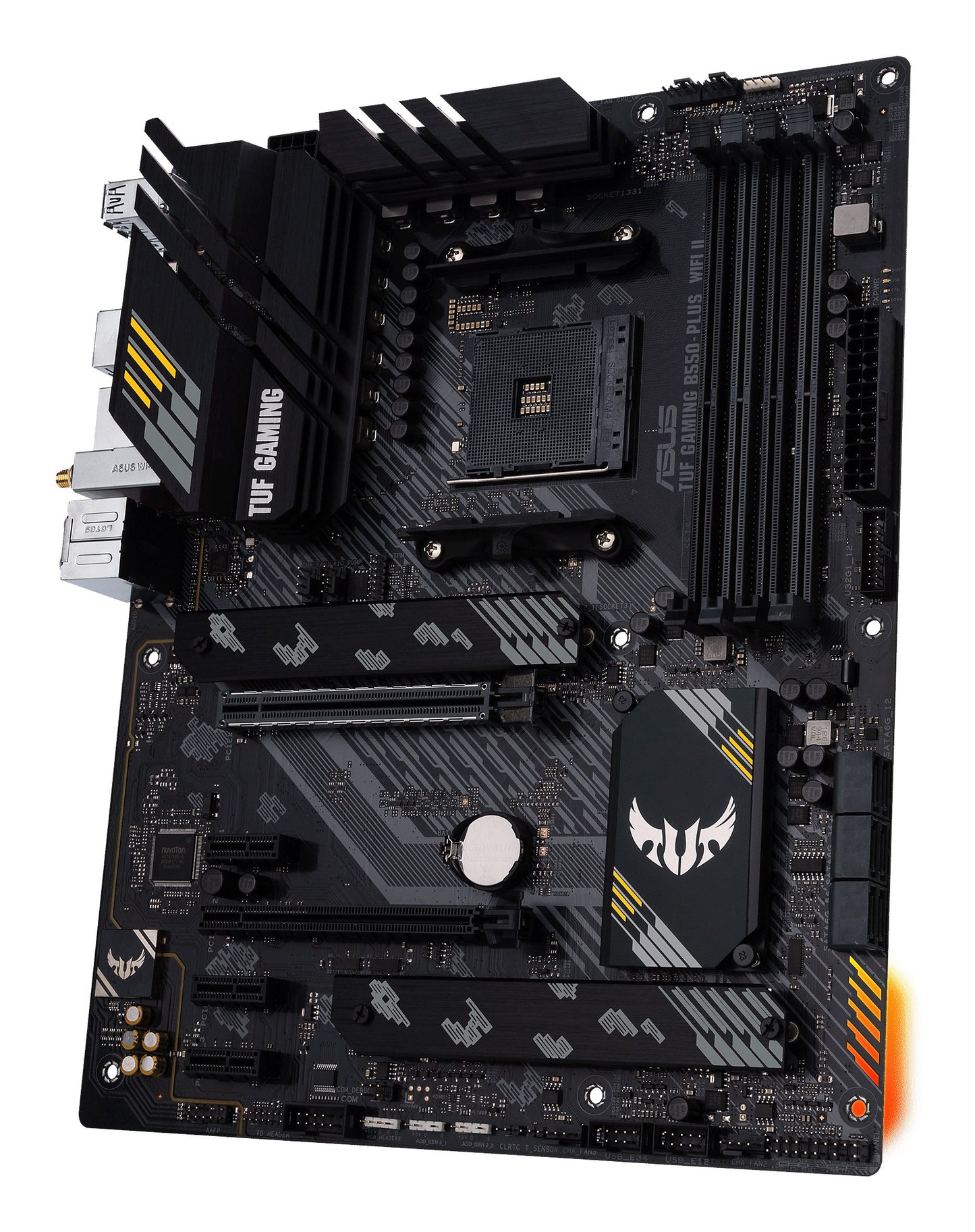 ASUS TUF GAMING B550 - PLUS WIFI II - AMD - Sockel AM4 - AMD Ryzen 3000 Series - Sockel AM4 - DDR4 - SDRAM - 128 GB - Mainboard