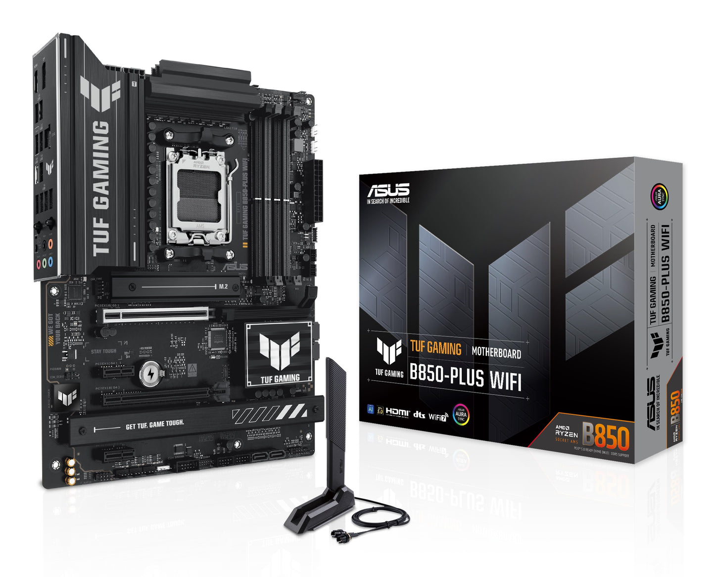 ASUS TUF GAMING B850 - PLUS WIFI - Motherboard - ATX - Socket AM5 - AMD B850 Chips... - AMD Sockel AM5 (Ryzen Zen4) - Mainboard