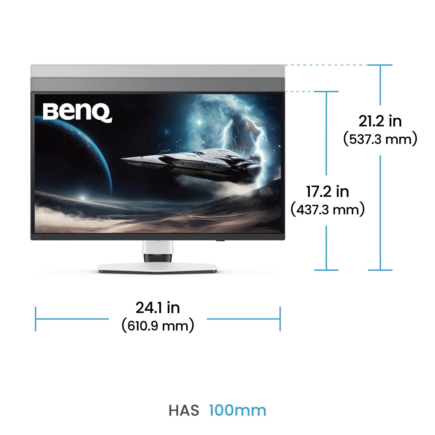 BenQ Mobiuz Ex271Uz 16 9 HDMI/USB - C/DP OLED - 67,3 cm - Monitor