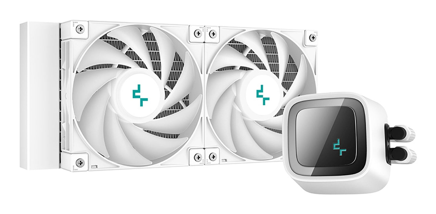Deepcool LS520 WH - All - in - One - Flüssigkeitskühler - 12 cm - 500 RPM - 2250 RPM - Weiß - Kühler
