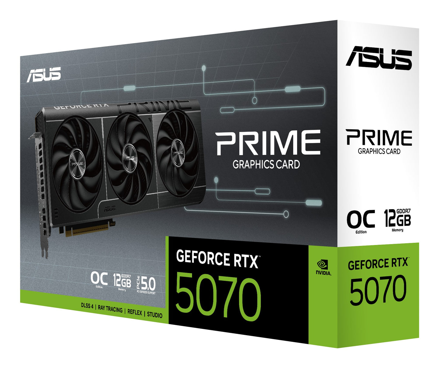 ASUS Prime GeForce RTX 5070 GDDR7 OC Edition - PCI - Grafikkarte