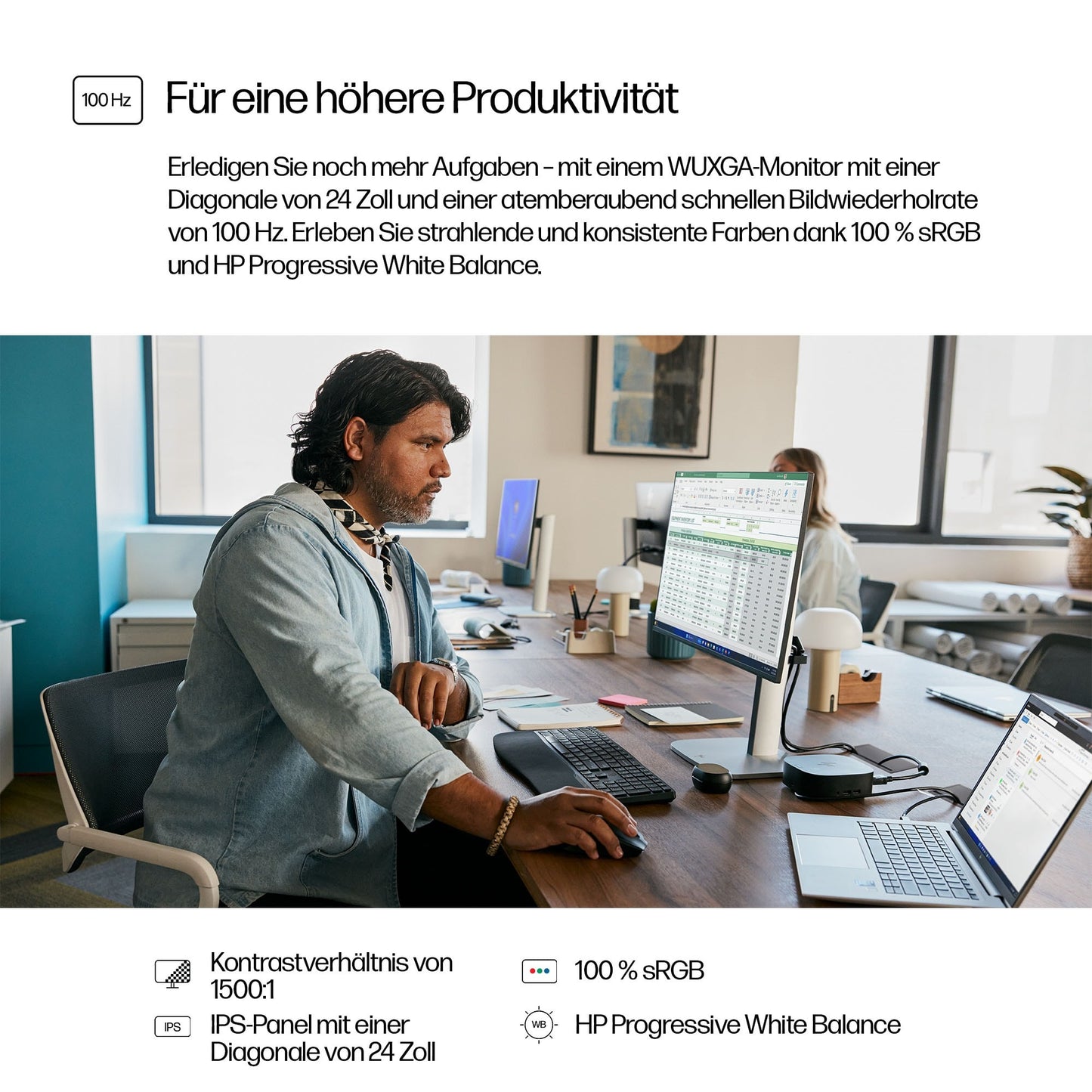 HP 524pn Series 5 Pro WUXGA - 24'' Monitor - 61 cm - Monitor