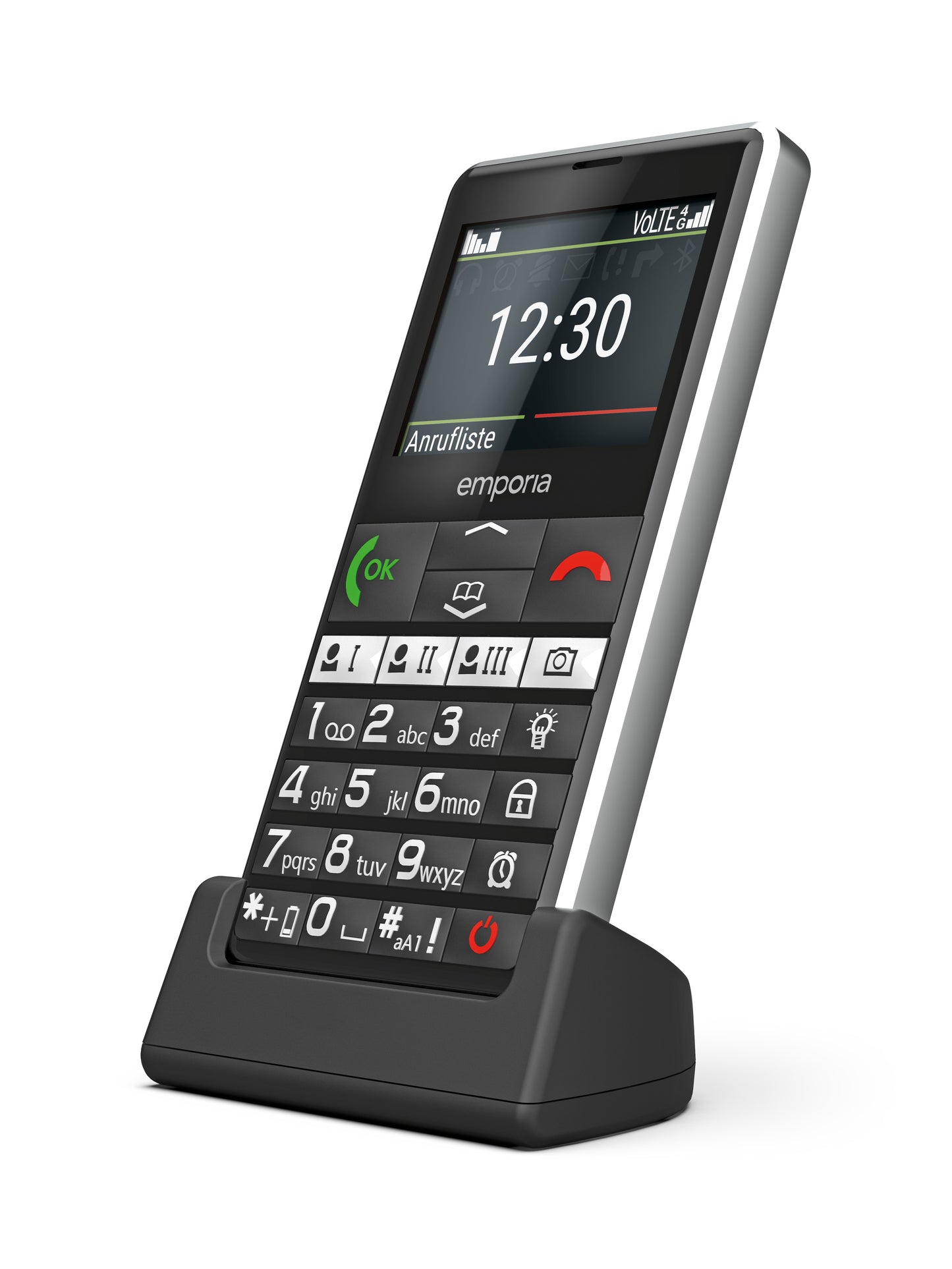 Emporia Pure LTE 2025 - black - 1.400 mAh - 5,87 cm - Mobiltelefon
