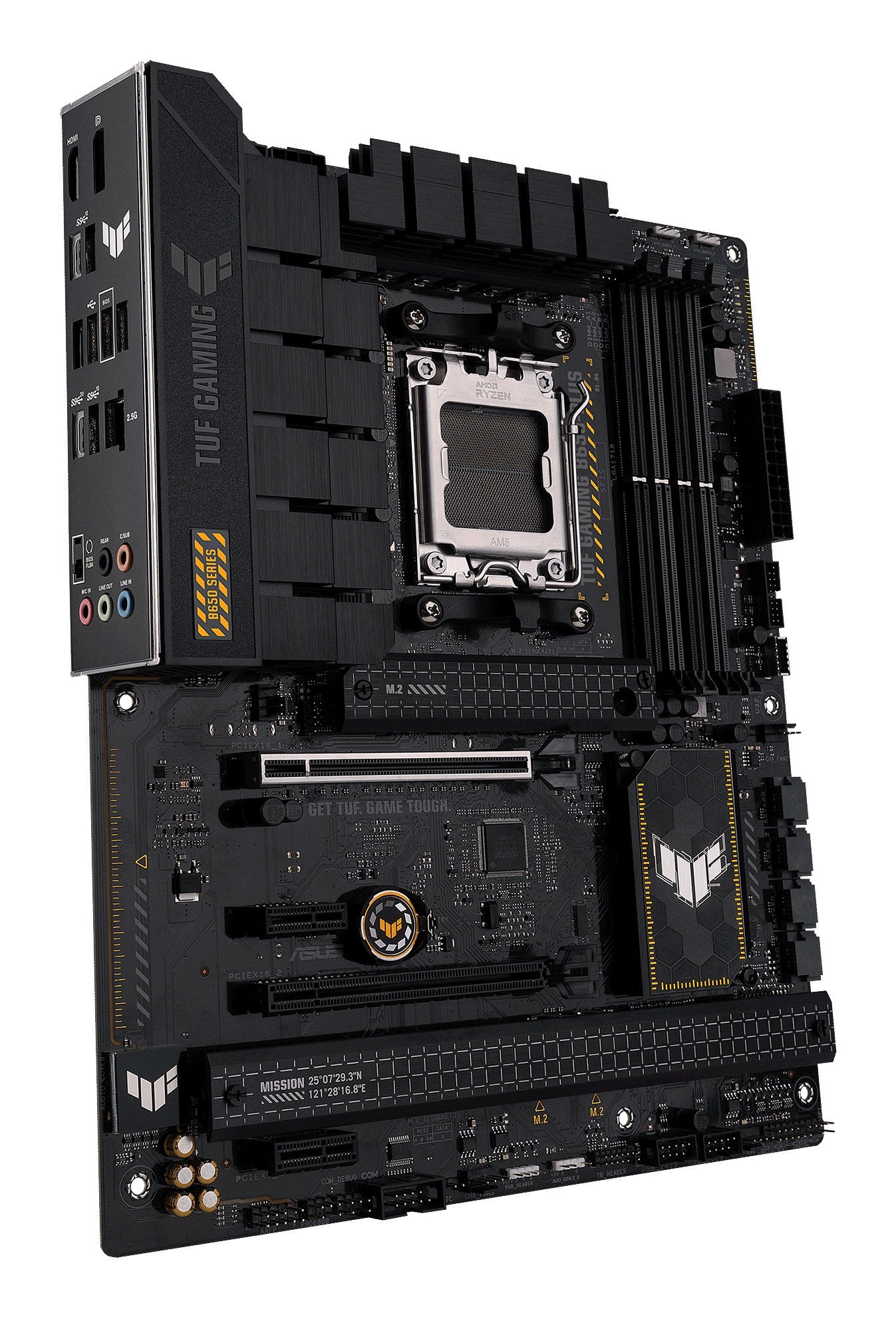 ASUS TUF GAMING B650 - PLUS - AMD - Sockel AM5 - AMD Ryzen 7000 Series - Sockel AM5 - DDR5 - SDRAM - 128 GB - Mainboard