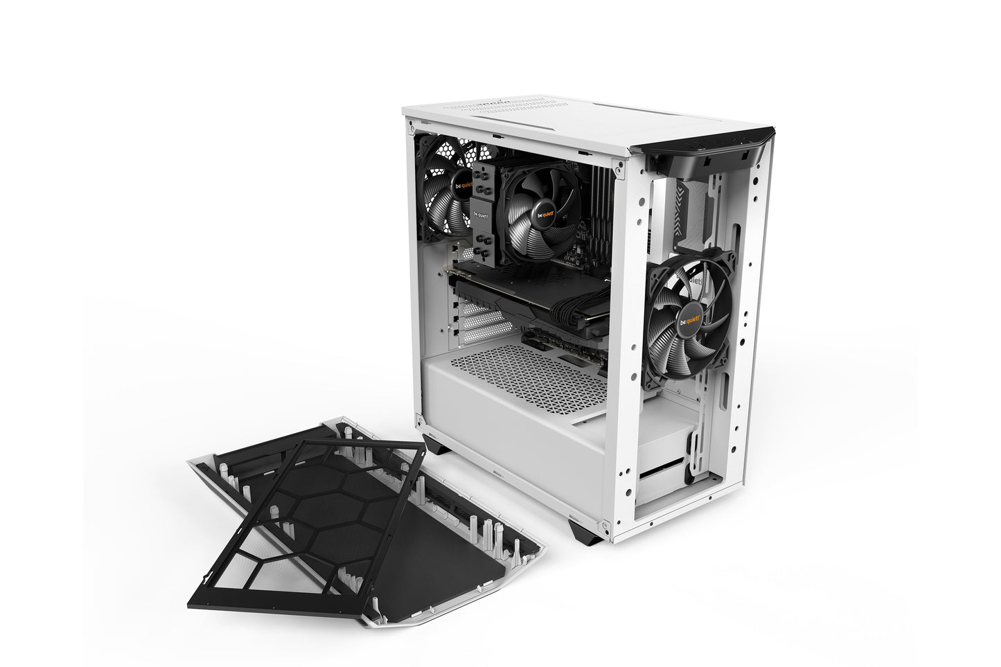 Be Quiet! BG035 - Midi Tower - PC - Weiß - ATX - Mini - ATX - Mini - ITX - ABS Synthetik - Stahl - 19 cm - Gehäuse