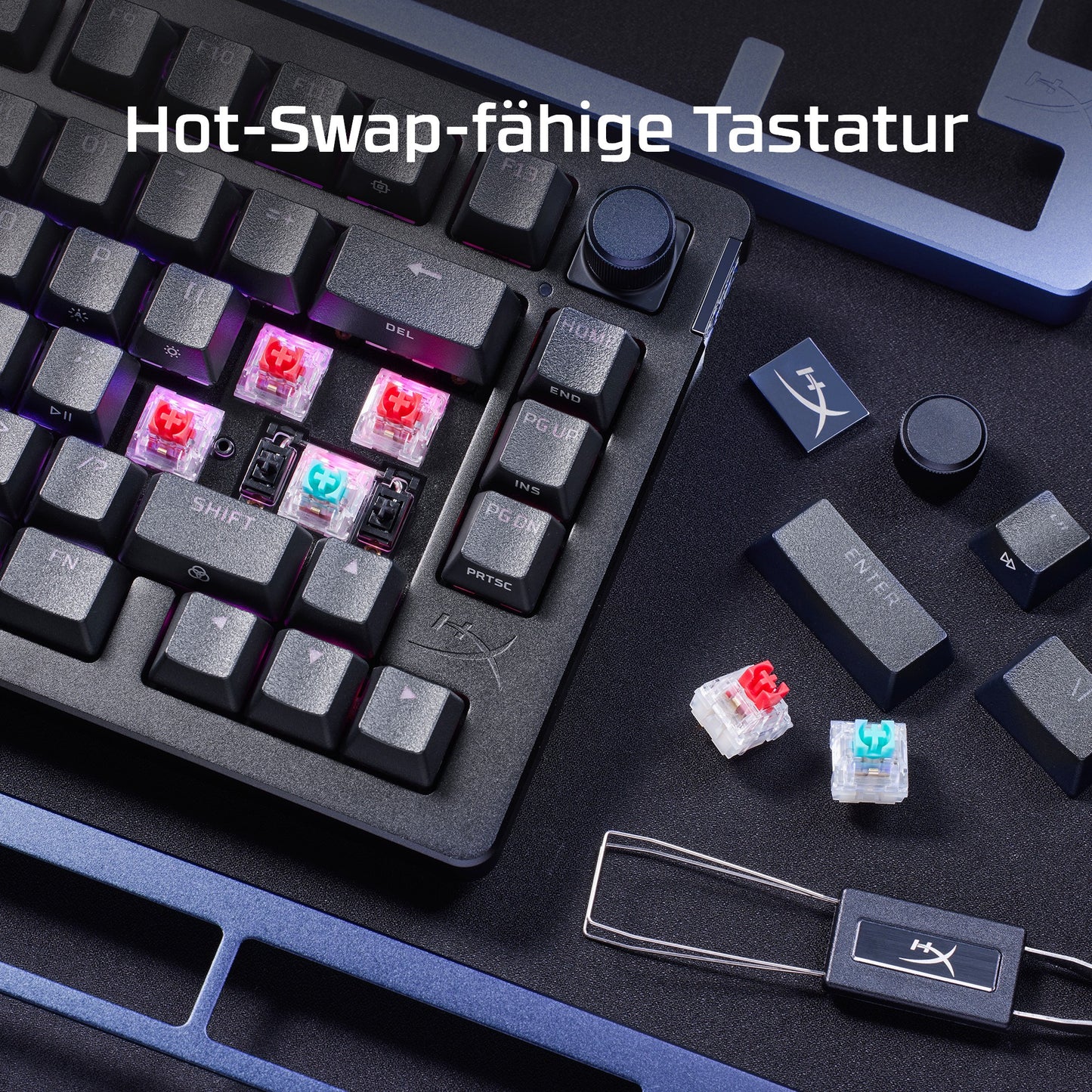 HyperX Alloy Rise 75 Gaming Tastatur - USB Typ C - Tastatur