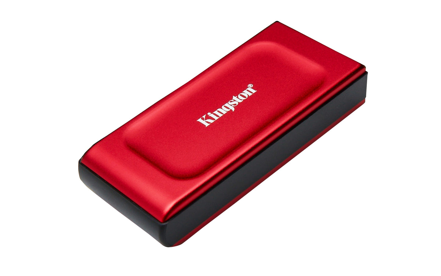 Kingston XS1000 - 2 TB - esterno (portatile) - USB 3.2 Gen 2 (USB - C connettore) - rosso - KINGSTON XS1000R - 2TB - SSD
