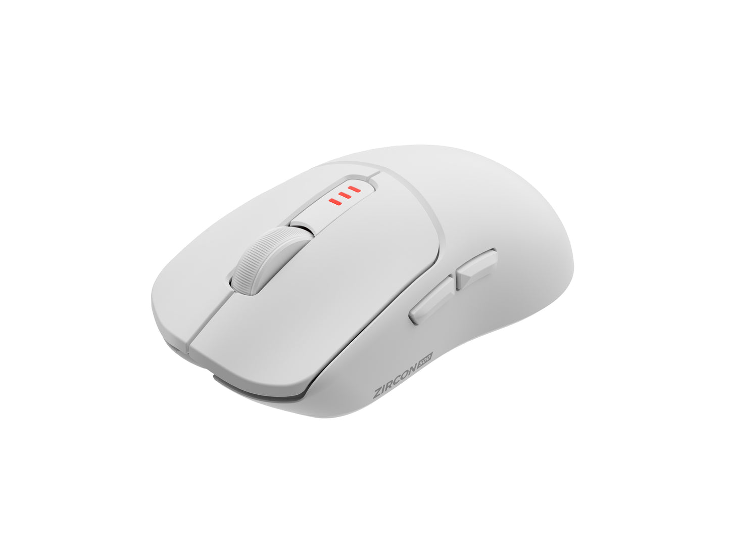 natec Gaming Maus Zircon 500 kabellos weiß - 10.000 dpi - Maus