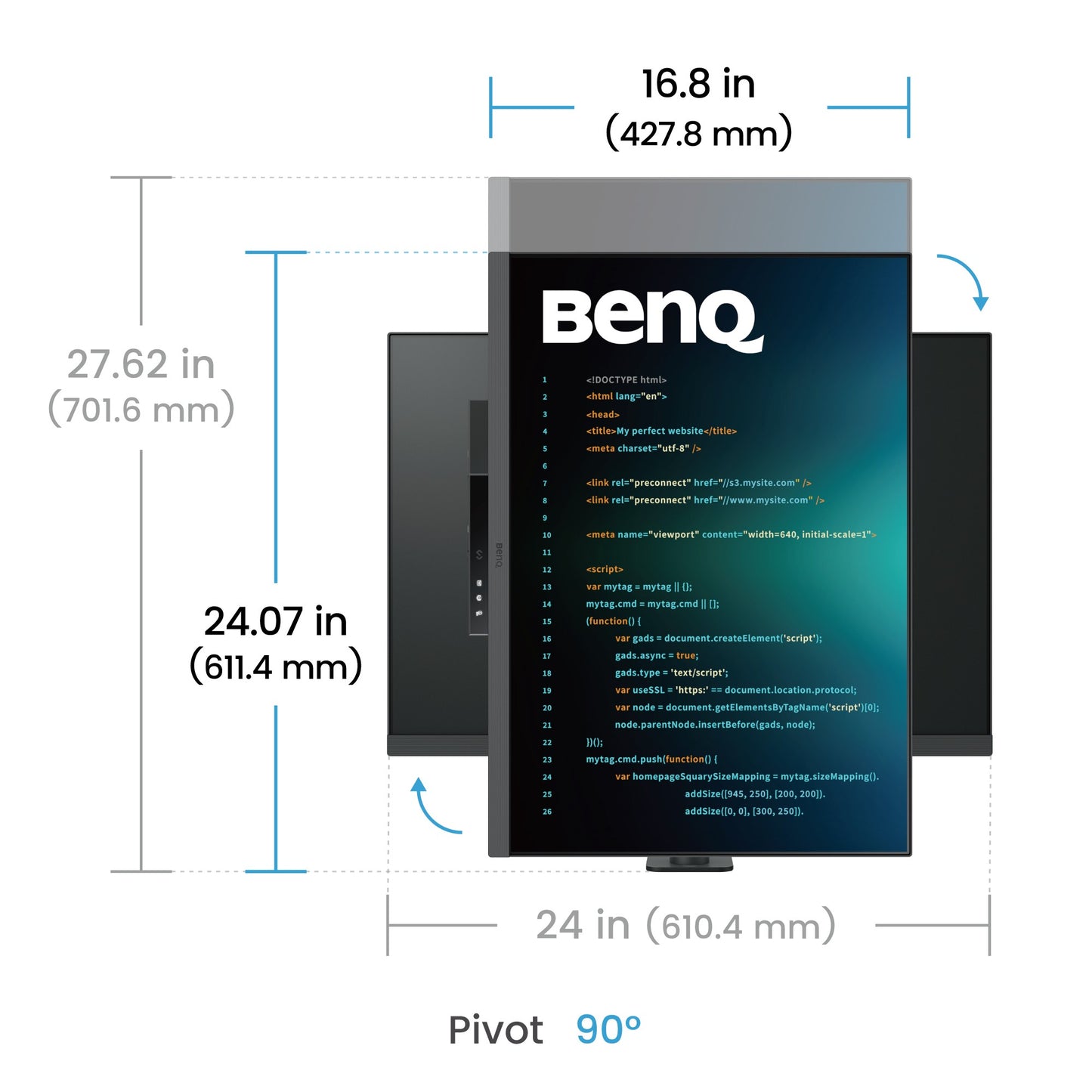 BenQ RD280UA 28.2I IPS 3 2 HDR 400 - Flachbildschirm TFT/LCD - 71,6 cm - Monitor