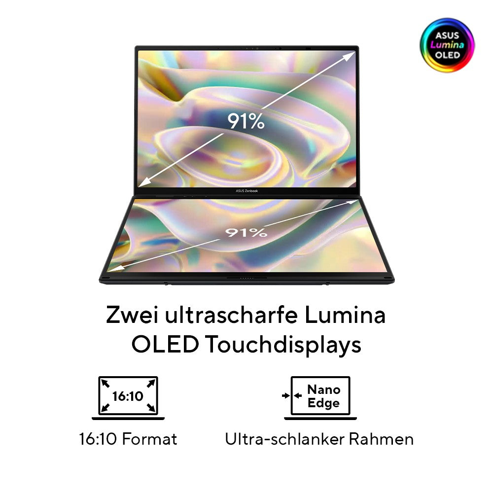 ASUS Zenbook Duo UX8406CA - QL263W Intel Core Ultra 9 - Core Ultra 9 - Notebook