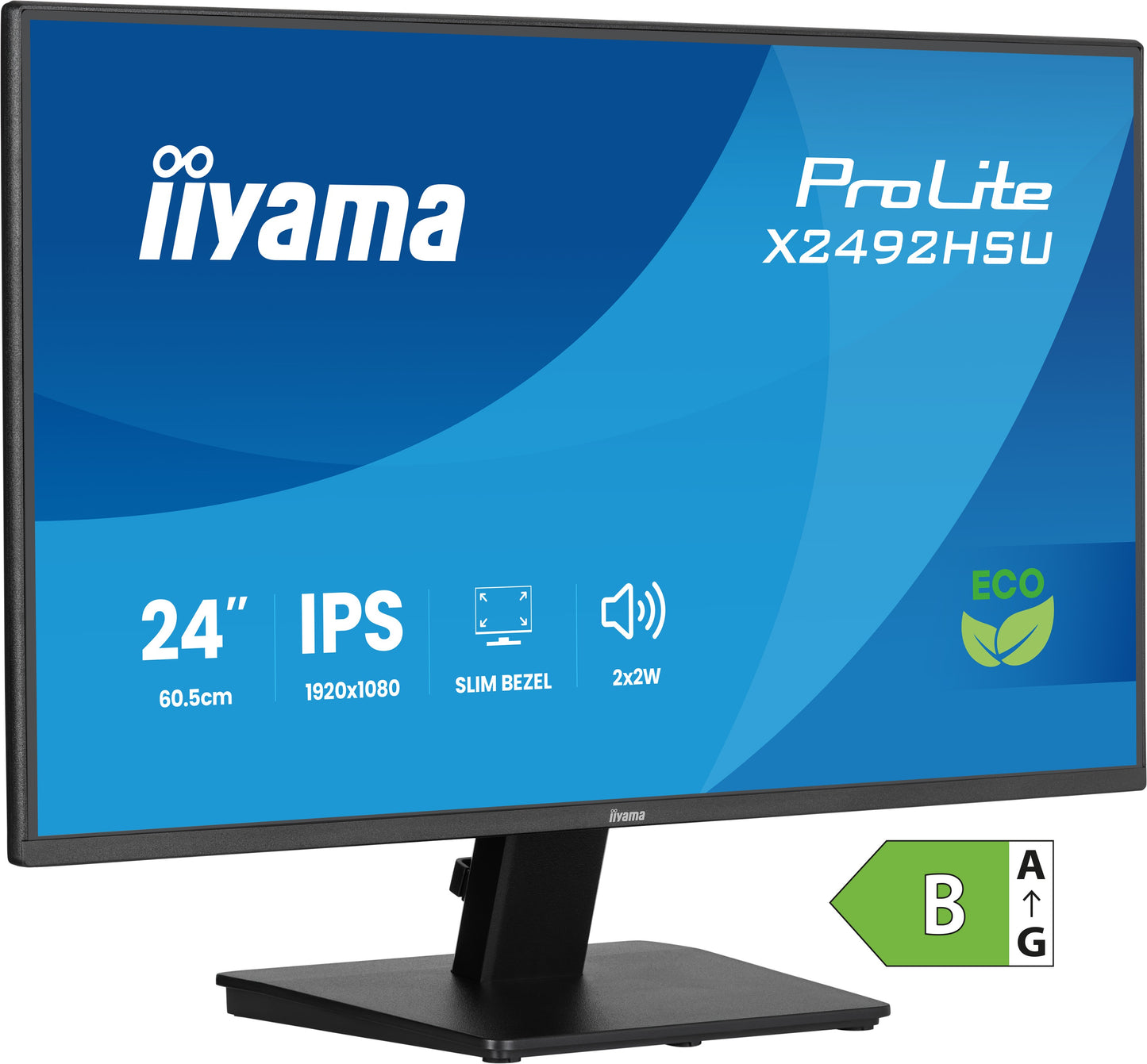 Iiyama ProLite X2492HSU - B1 24" - 61 cm - Monitor