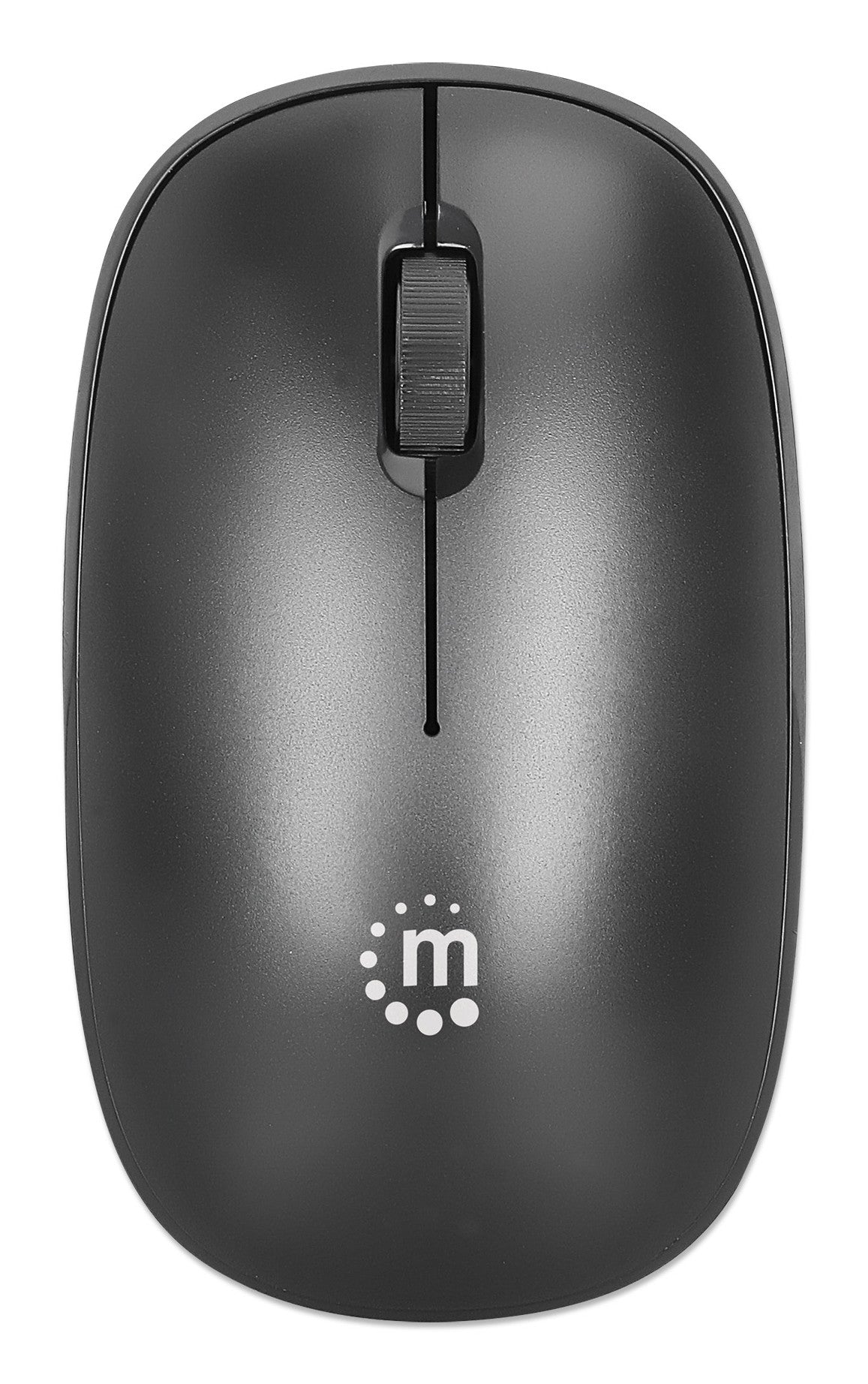 Manhattan MW3050 Kabellose USB Mausrad schwarz - 1.200 dpi - Maus