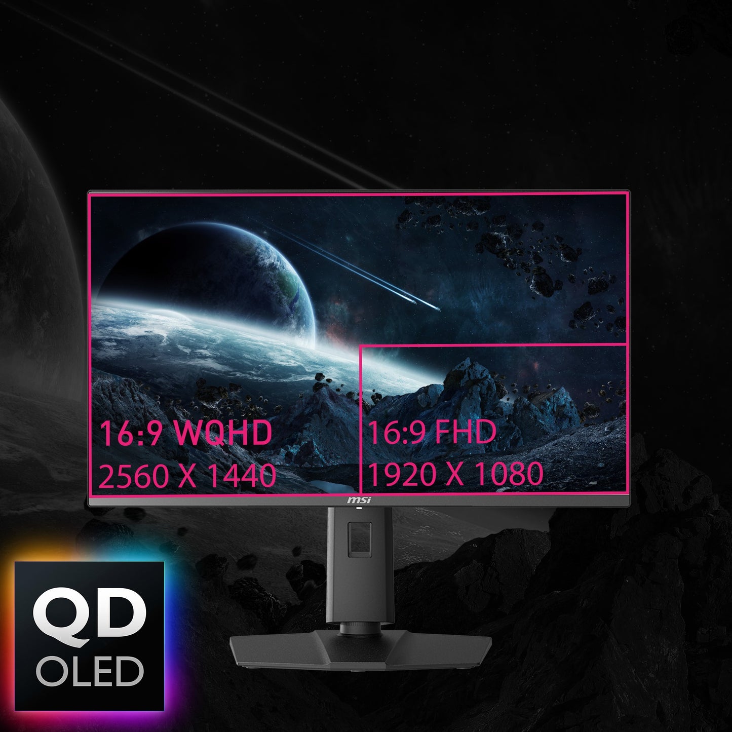 MSI Mpg 271Qrxde Qd - Oled Gaming Monitor - 67,3 cm - Monitor
