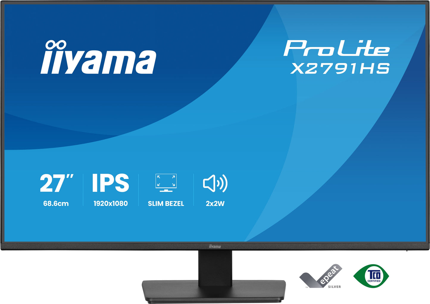 Iiyama X2791HS - B1 27 FHD//IPS - 68,6 cm - Monitor