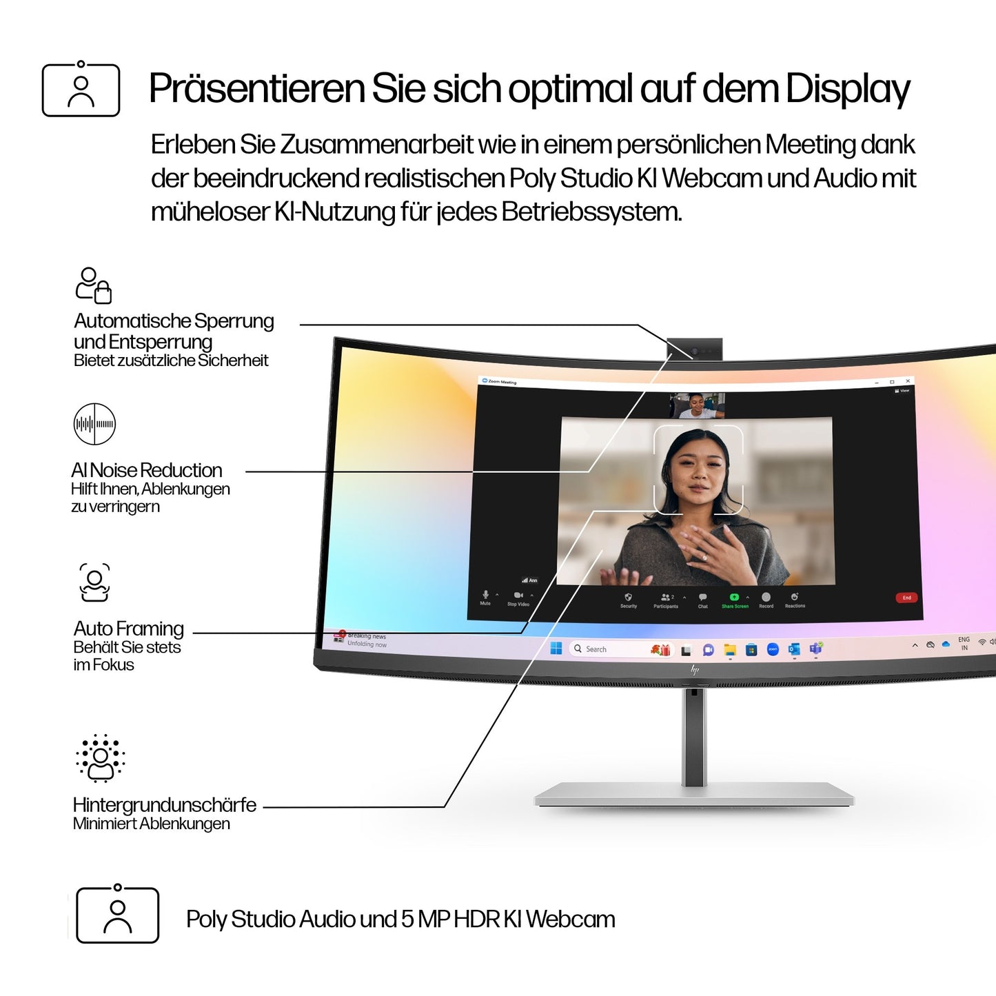 HP Series 7 Pro 734pm 34" - 86,4 cm - Monitor