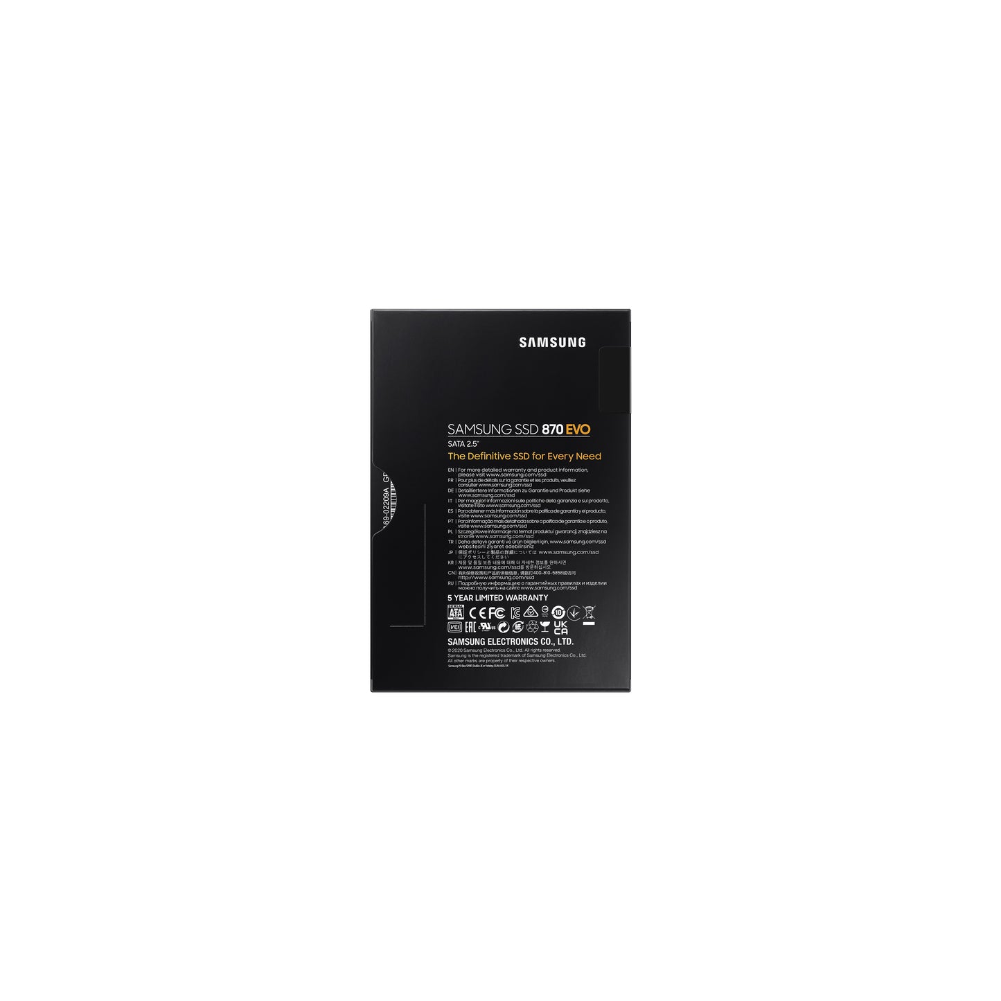 Samsung 870 EVO - 2 TB - 2.5" - 560 MB/s - SSD
