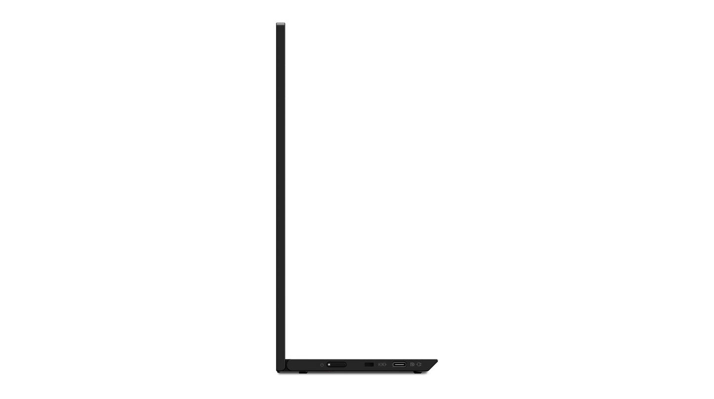 Lenovo ThinkVision M15 - 39,6 cm (15.6") - 1920 x 1080 Pixel - Full HD - LED - 14 ms - Schwarz - Monitor