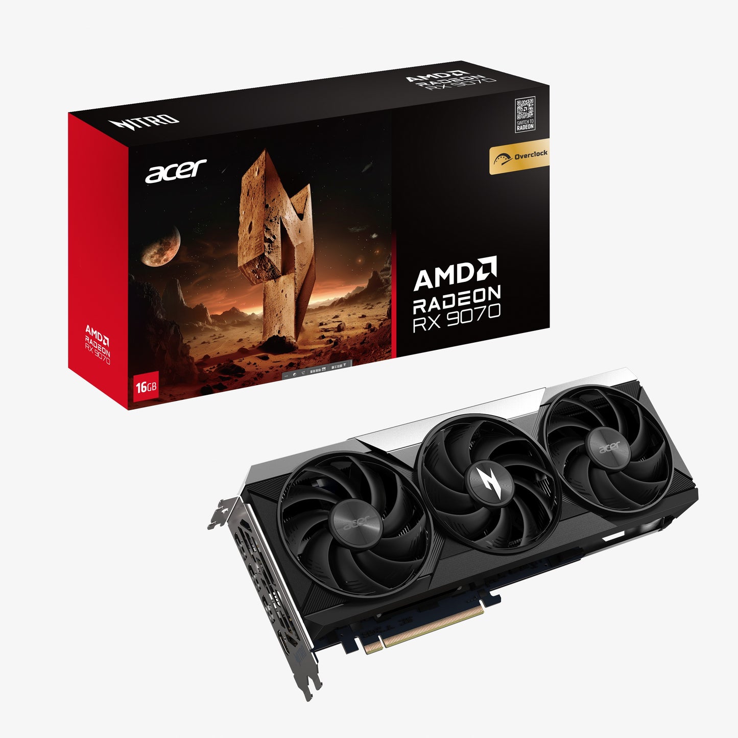 Acer Nitro Amd Radeon Rx 9070 Oc - PCI - Grafikkarte