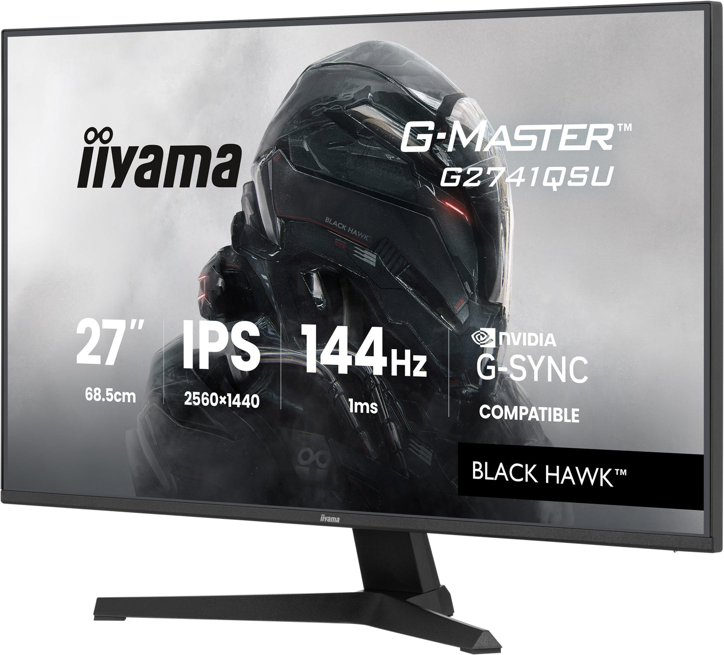 Iiyama G - Master Black Hawk G2741QSU - B1 27" - 68,6 cm - Monitor