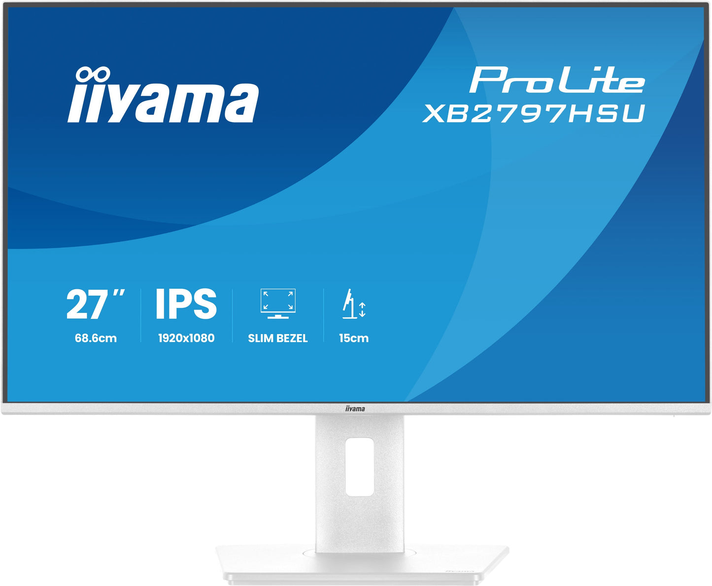 Iiyama ProLite XB2797HSU - W1 27" IPS Full HD Monitor - 68,6 cm - Monitor