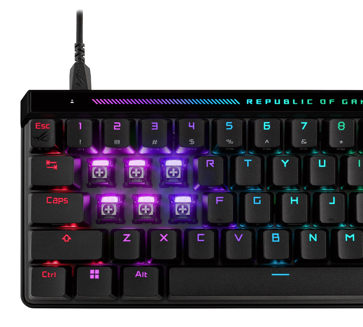 ASUS Rog Falchion Ace Hfx analoge Gaming Tastatur - QWERTZ - Tastatur