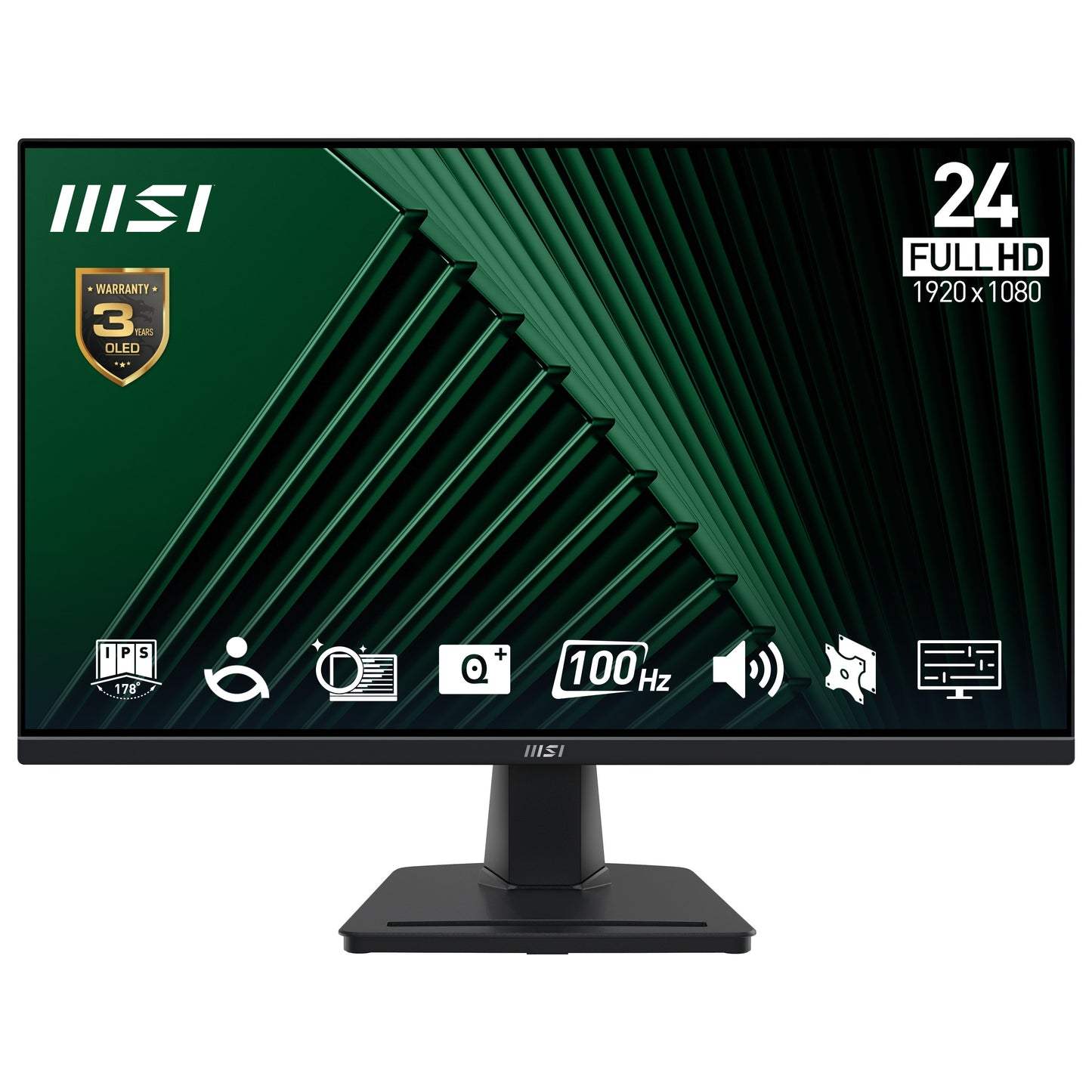 MSI PRO MP245G 24 Full HD VGA HD - 15 HDMI DisplayPort - 61 cm - Monitor