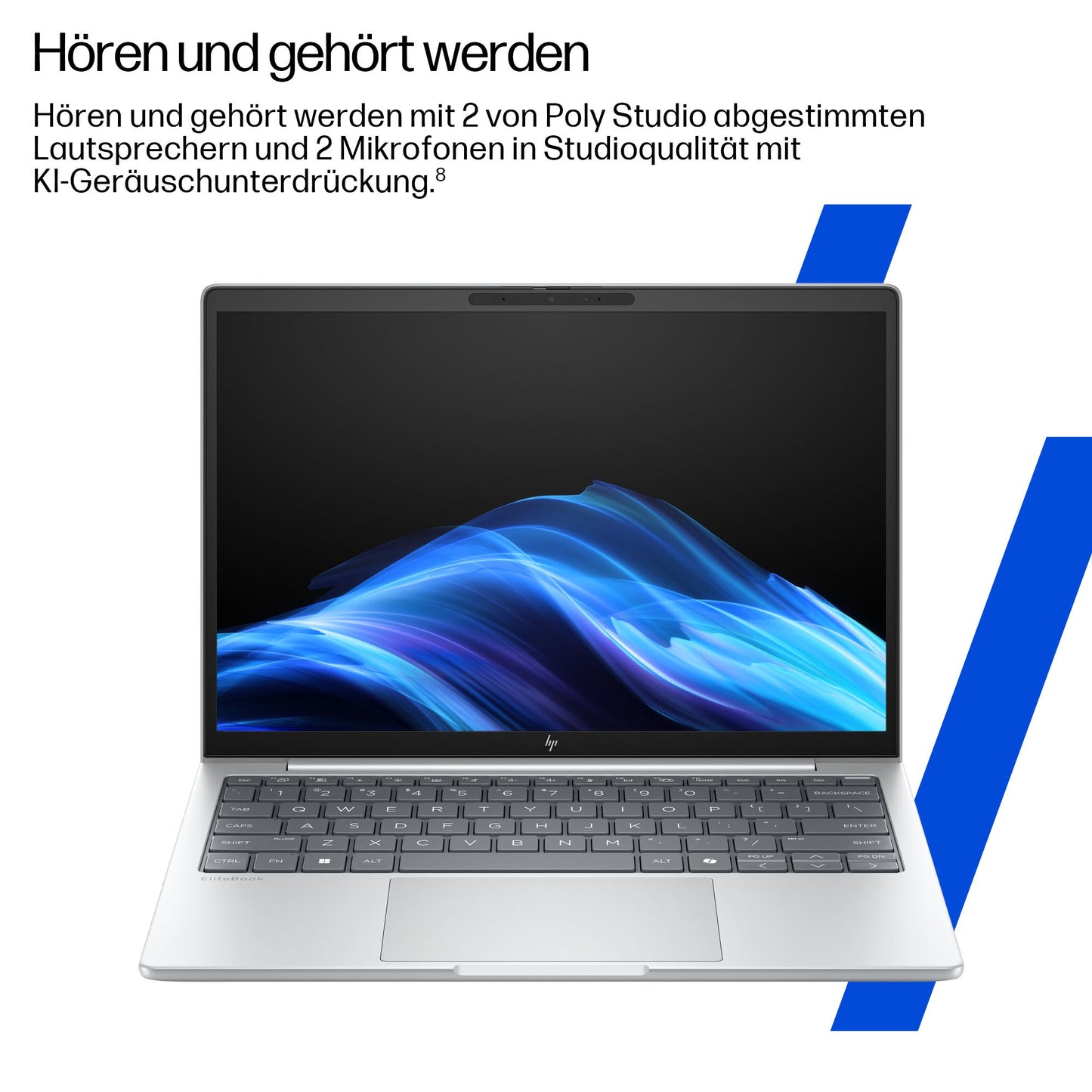 HP EliteBook 8 G1i Notebook AI - 174 - Grad - Scharnierdesign - Intel Core Ultra 5 225U 1 - Core Ultra 5 - Notebook