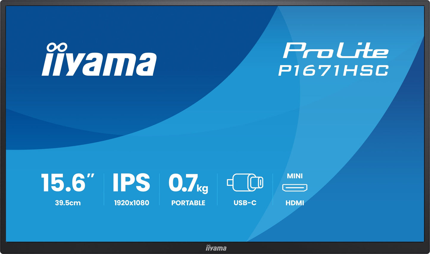 Iiyama P1671HSC - B1 Portable 15.6 - 39,6 cm - Monitor