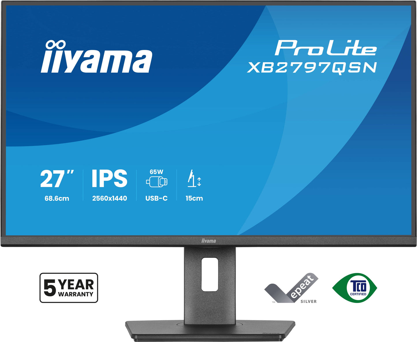 Iiyama XB2797QSN - B1 27" IPS 260x1440 - 68,6 cm - Monitor
