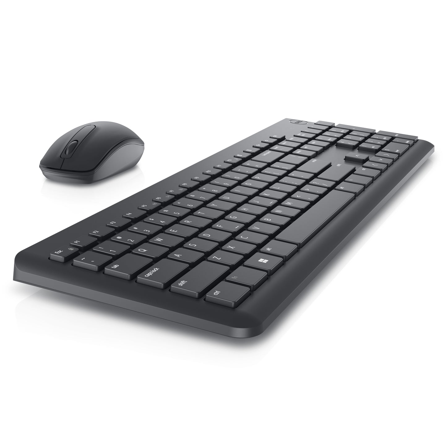 Dell KM3322W - Volle Größe (100%) - RF Wireless - QWERTY - Schwarz - Maus enthalten - Tastatur
