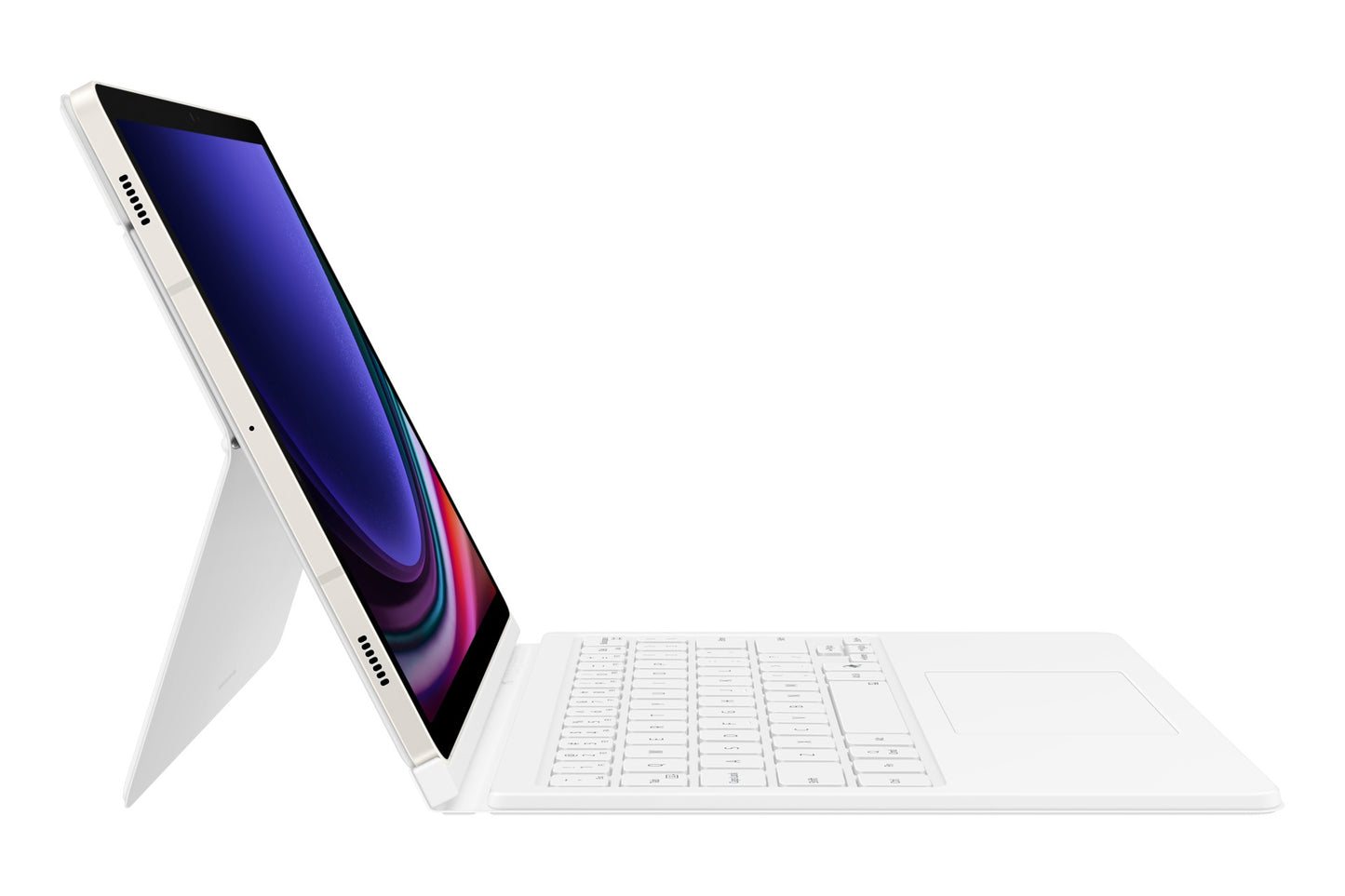 Samsung Ef - Dx725 Book Cover Keyboard für Galaxy Tab S9/9 FE/S10 FE/S10 lite - QWERTZ - Tastatur