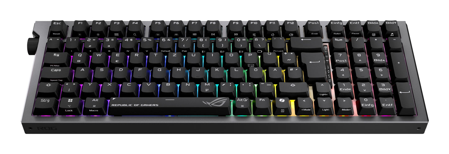 ASUS ROG Strix Morph 96 WL Gaming kabellos Bluetooth Hot - Swap - faehig NX - Tastatur