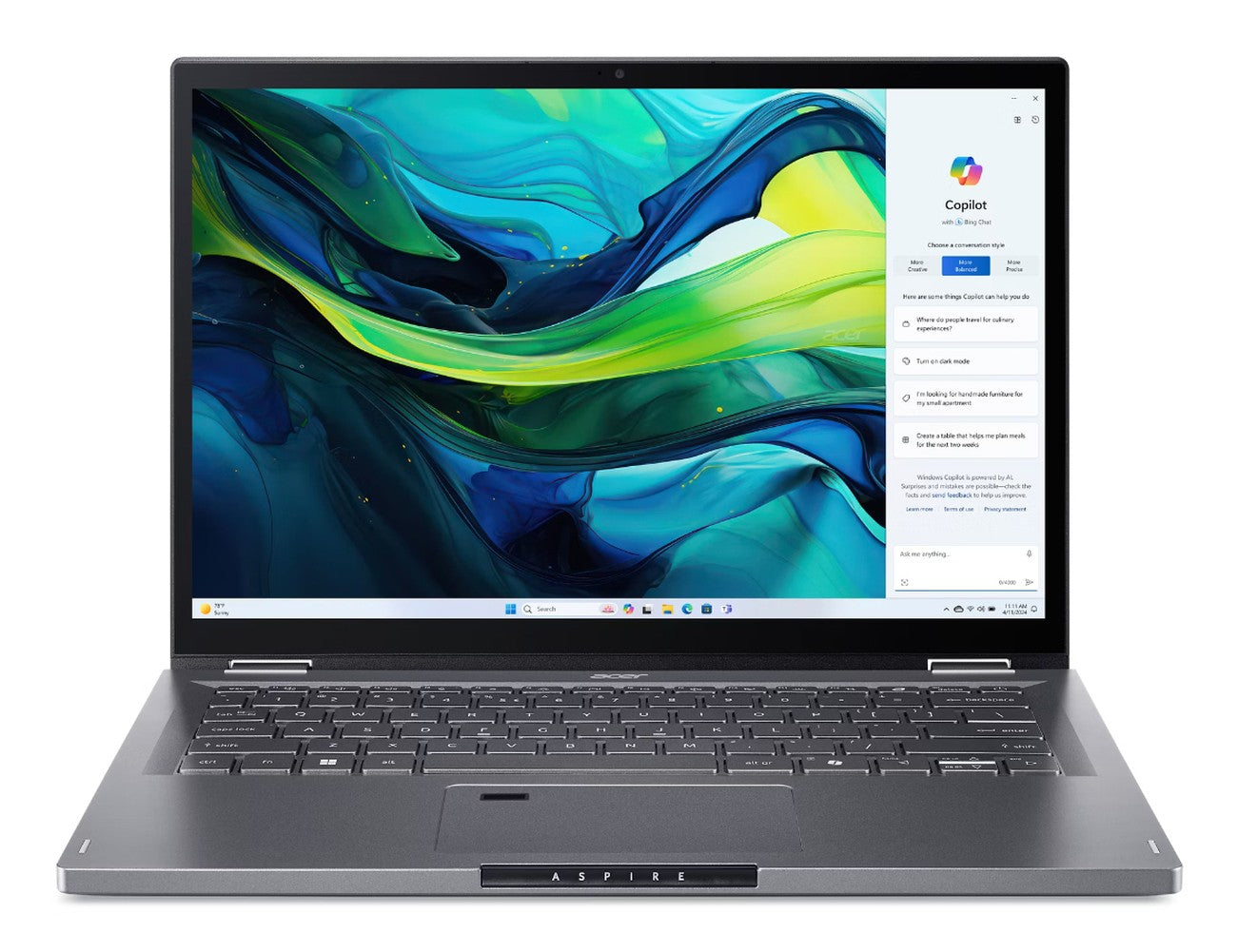 Acer Aspire ASP14 - 52MTN - 14" Convertible - Core Ultra 7 1,7 GHz 35,6 cm - Notebook