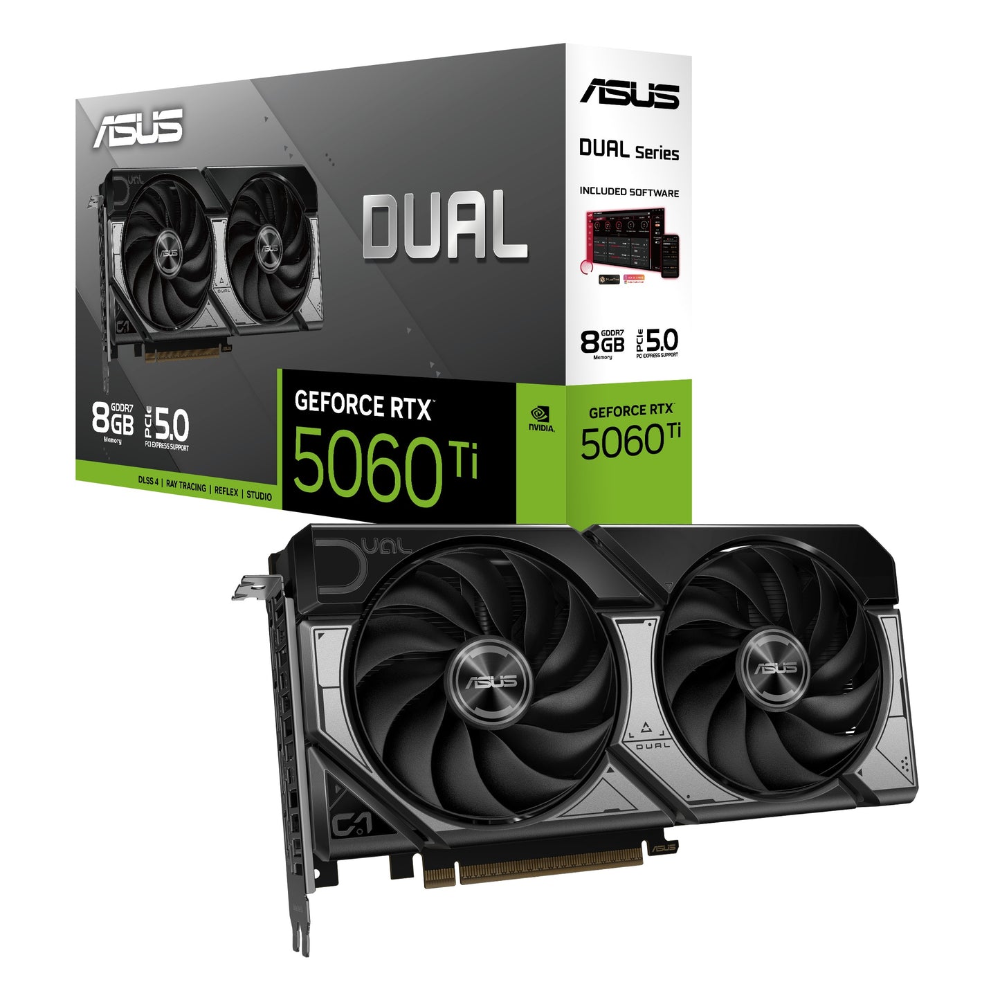 ASUS GeForce RTX 5060 Ti Dual - PCI - Express - Grafikkarte