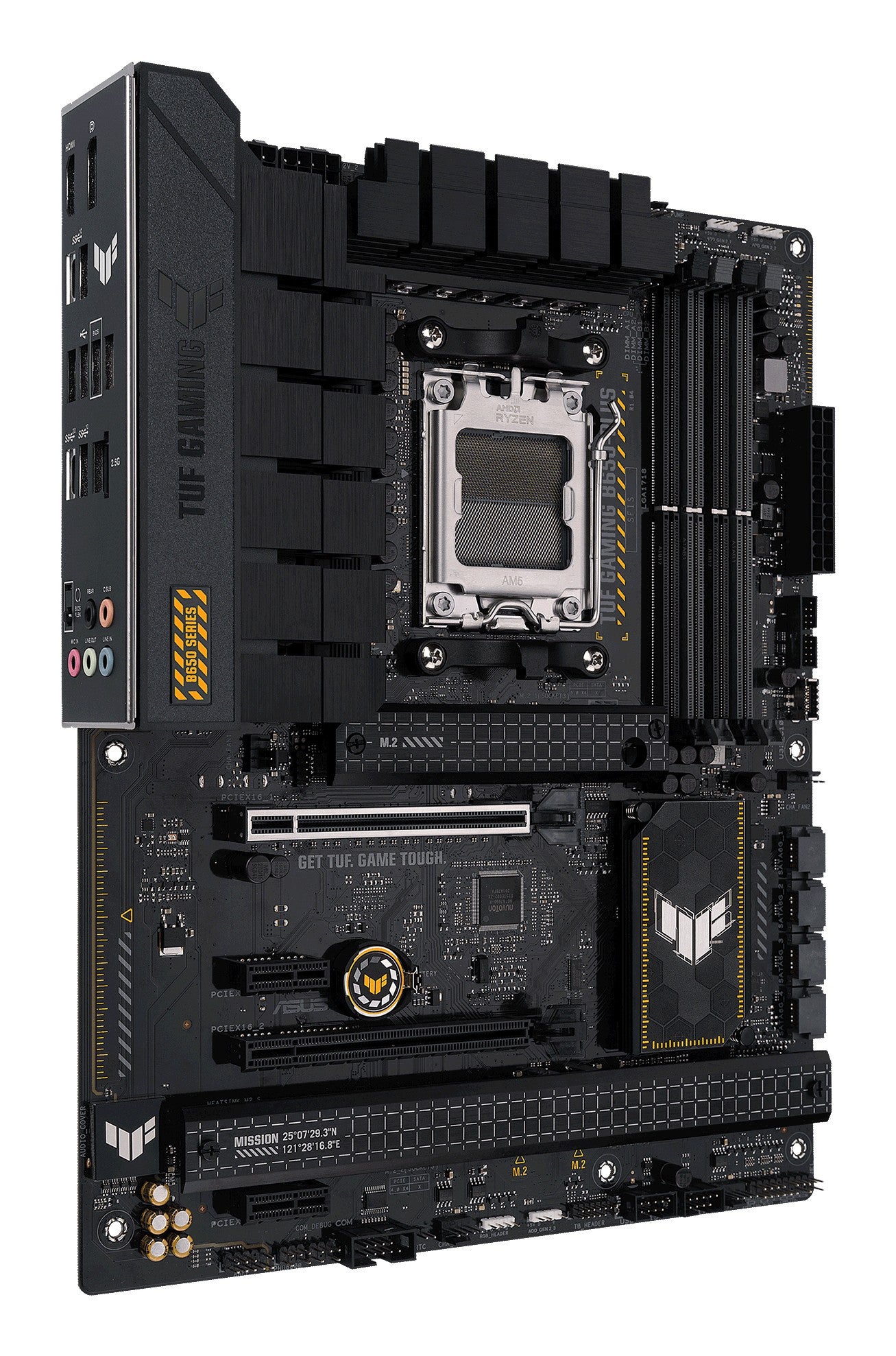 ASUS TUF GAMING B650 - PLUS - AMD - Sockel AM5 - AMD Ryzen 7000 Series - Sockel AM5 - DDR5 - SDRAM - 128 GB - Mainboard