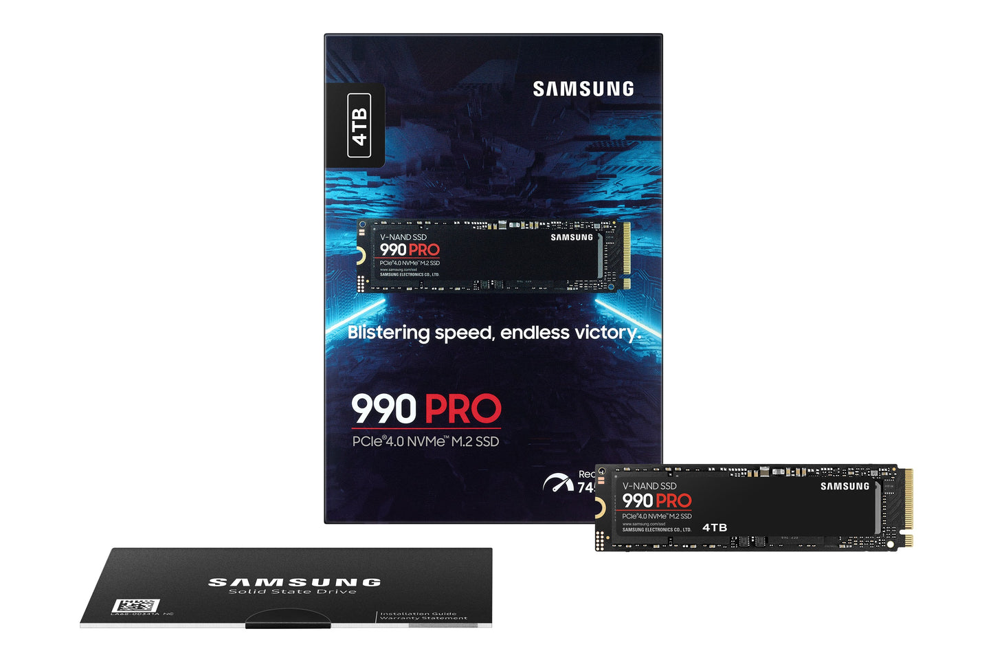 Samsung 990 PRO - 4 TB - M.2 - 7450 MB/s - SSD