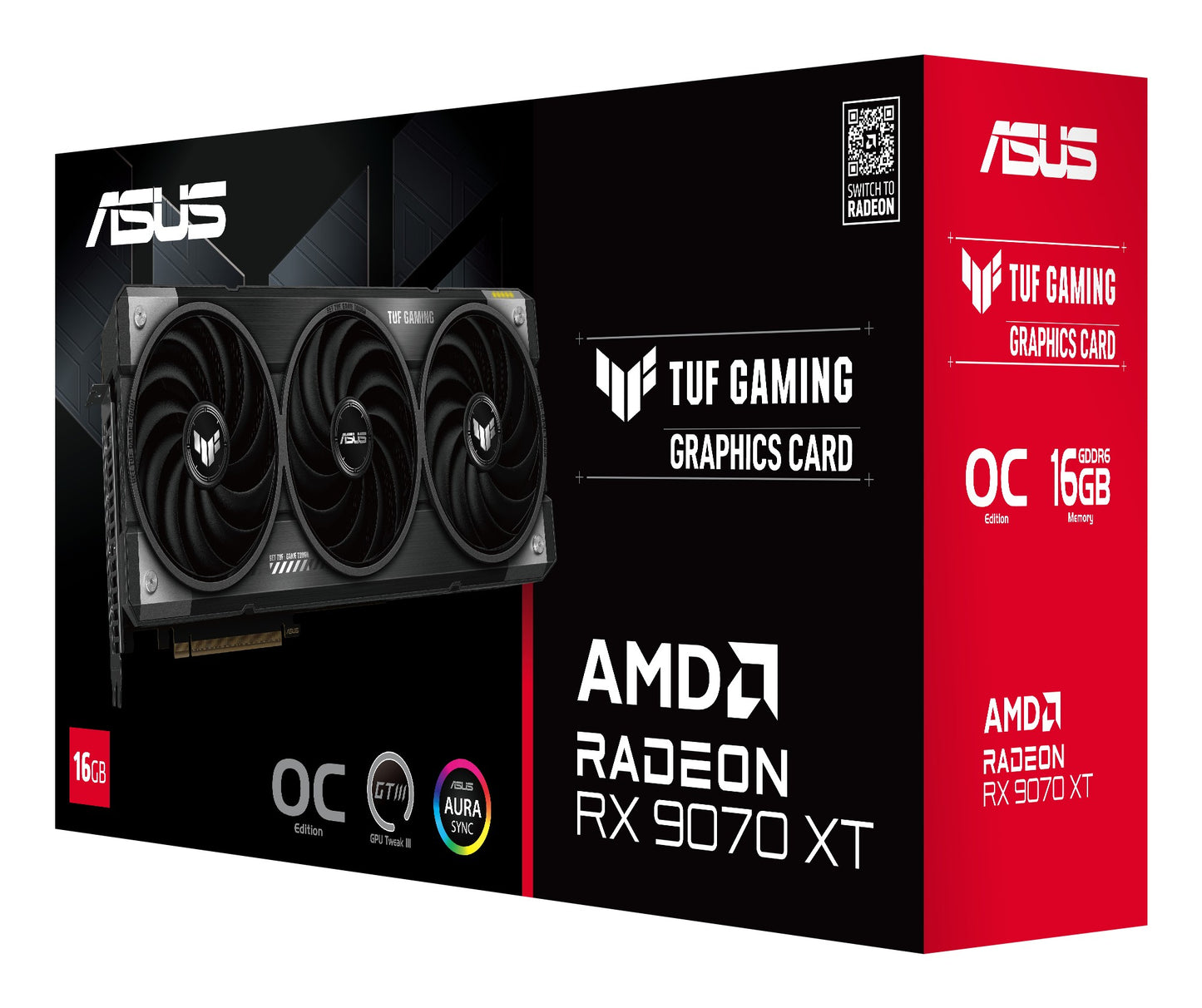 ASUS Tuf Radeon RX 9070 XT Gaming oc Tuf - Rx9070Xt - O16G - Gaming - PCI - Express - Grafikkarte